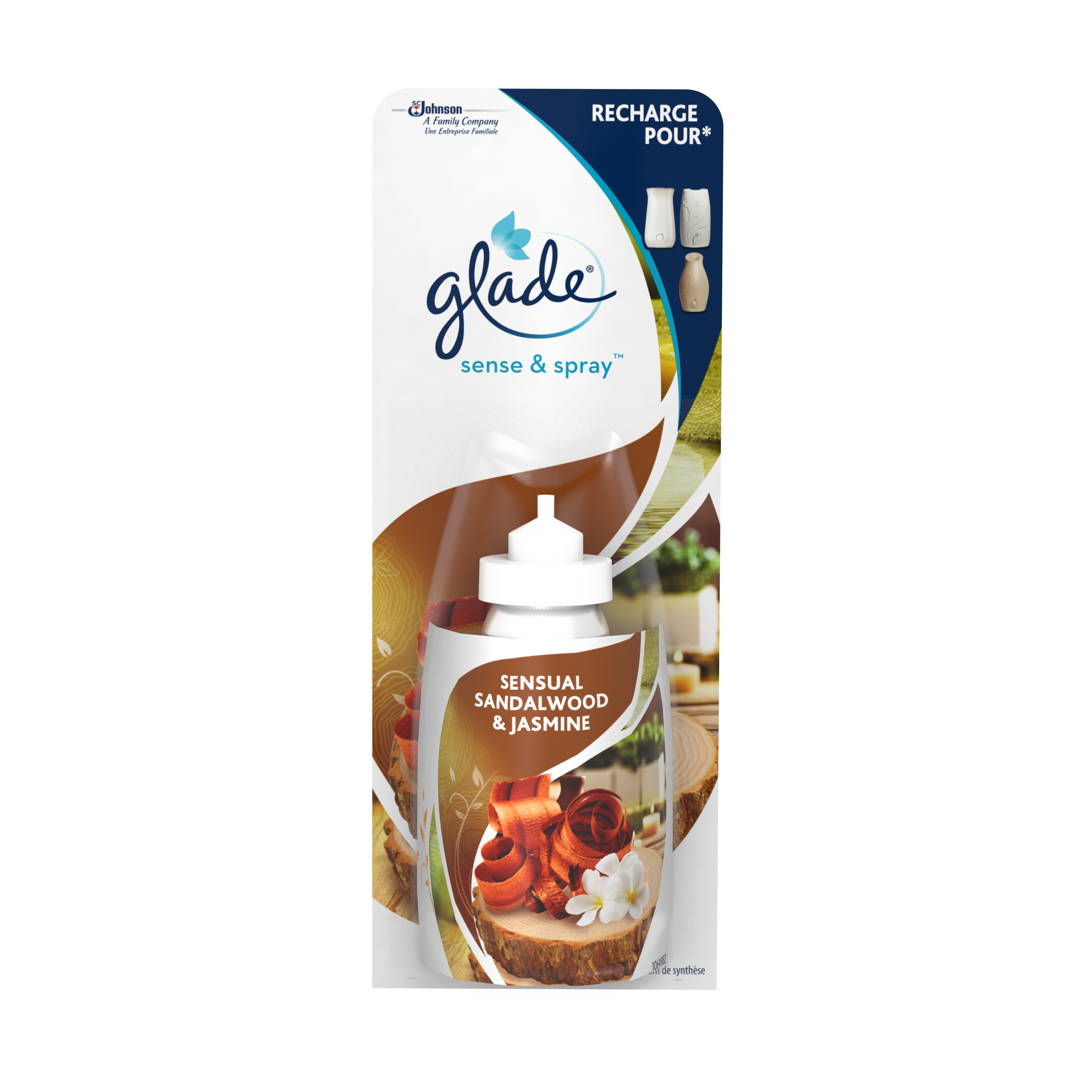 Glade Recharge pour diffuseur de parfum Sensual Sandalwood and Jasmine