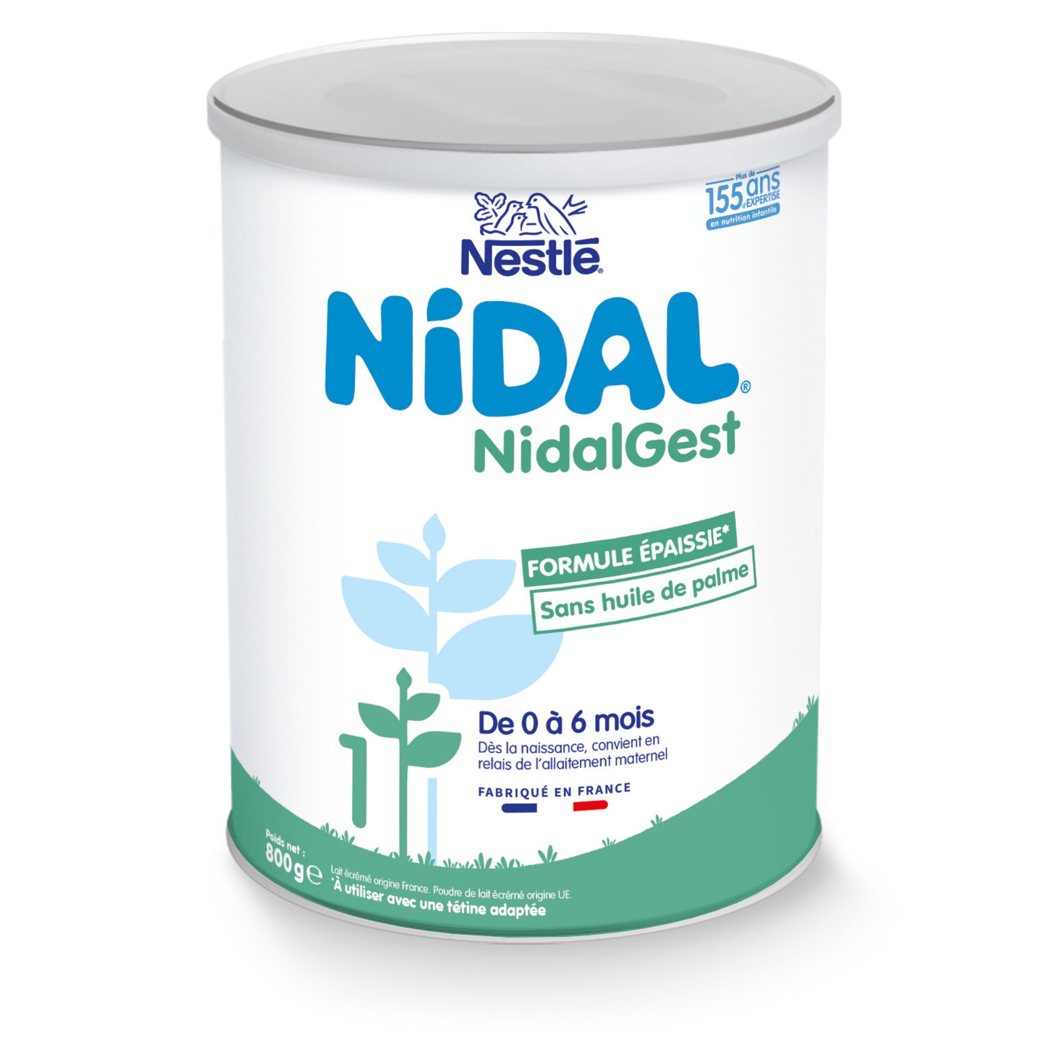 Nidal 1 Gourmand lait bébé poudre 1er age 800g