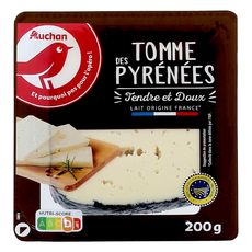 AUCHAN Tomme des Pyrénées IGP 200g