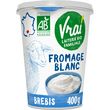 VRAI Fromage blanc au lait bio de brebis 400g