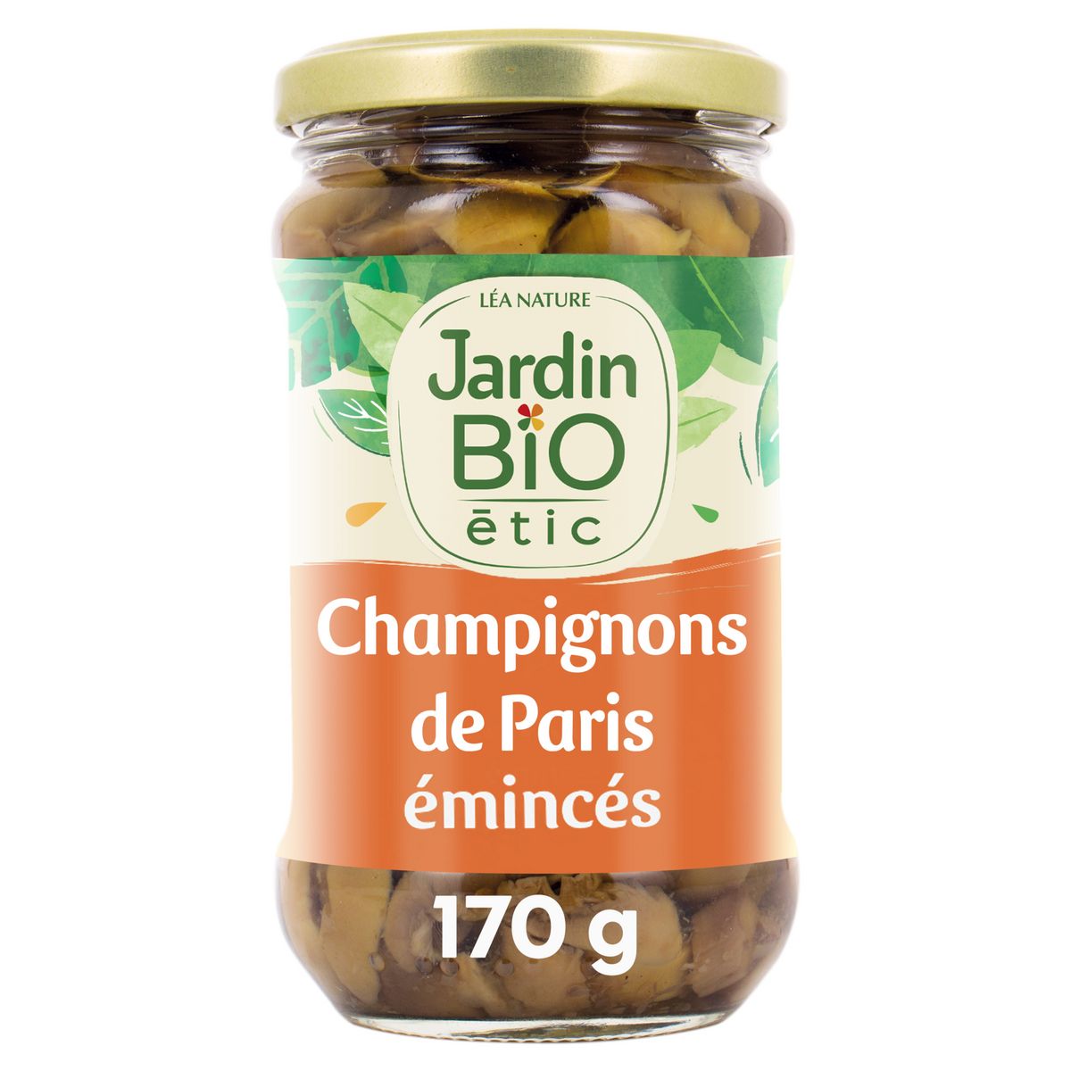JARDIN BIO ETIC Champignons de Paris émincés en bocal 280g