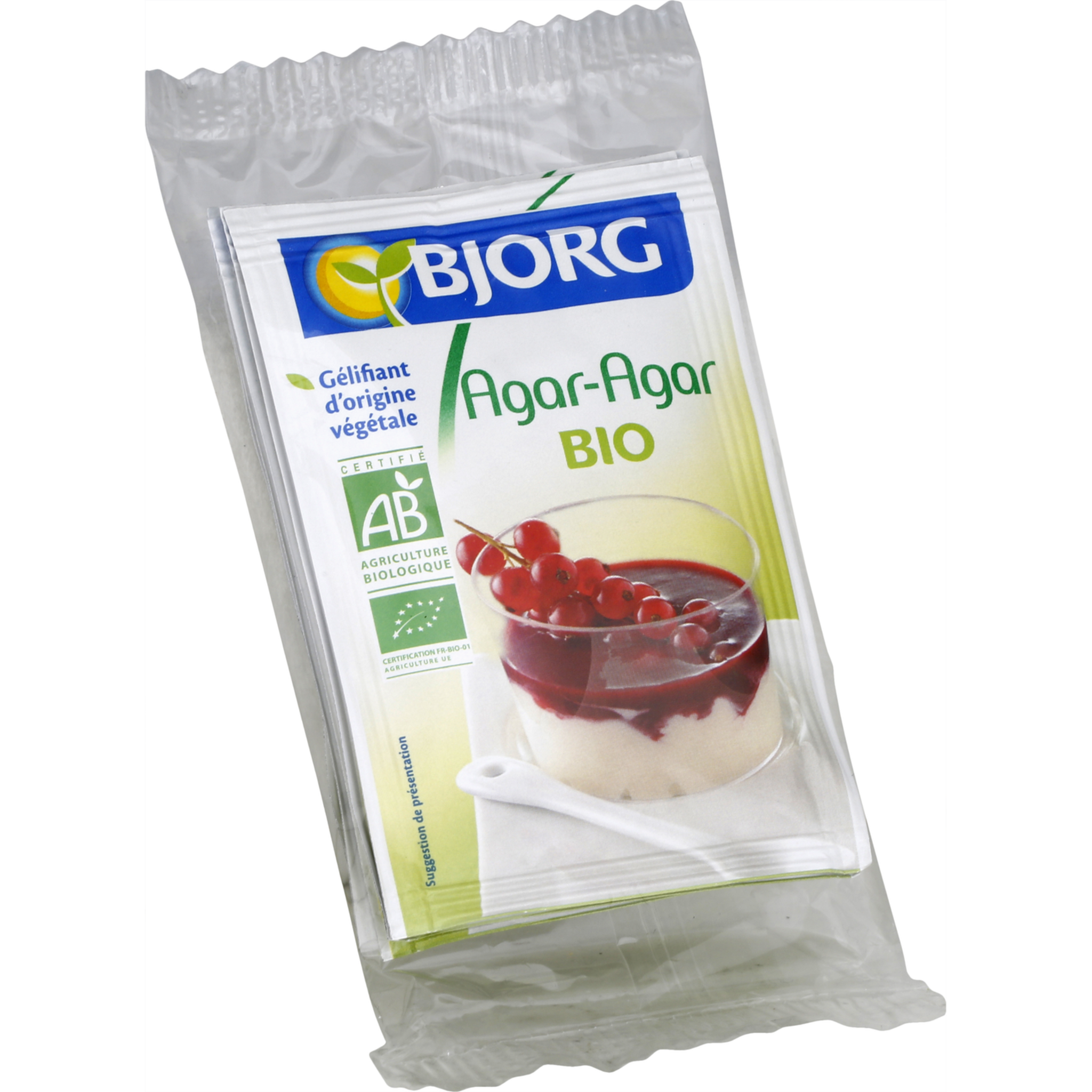 BJORG Agar agar bio gélifiant végétal 20g pas cher 