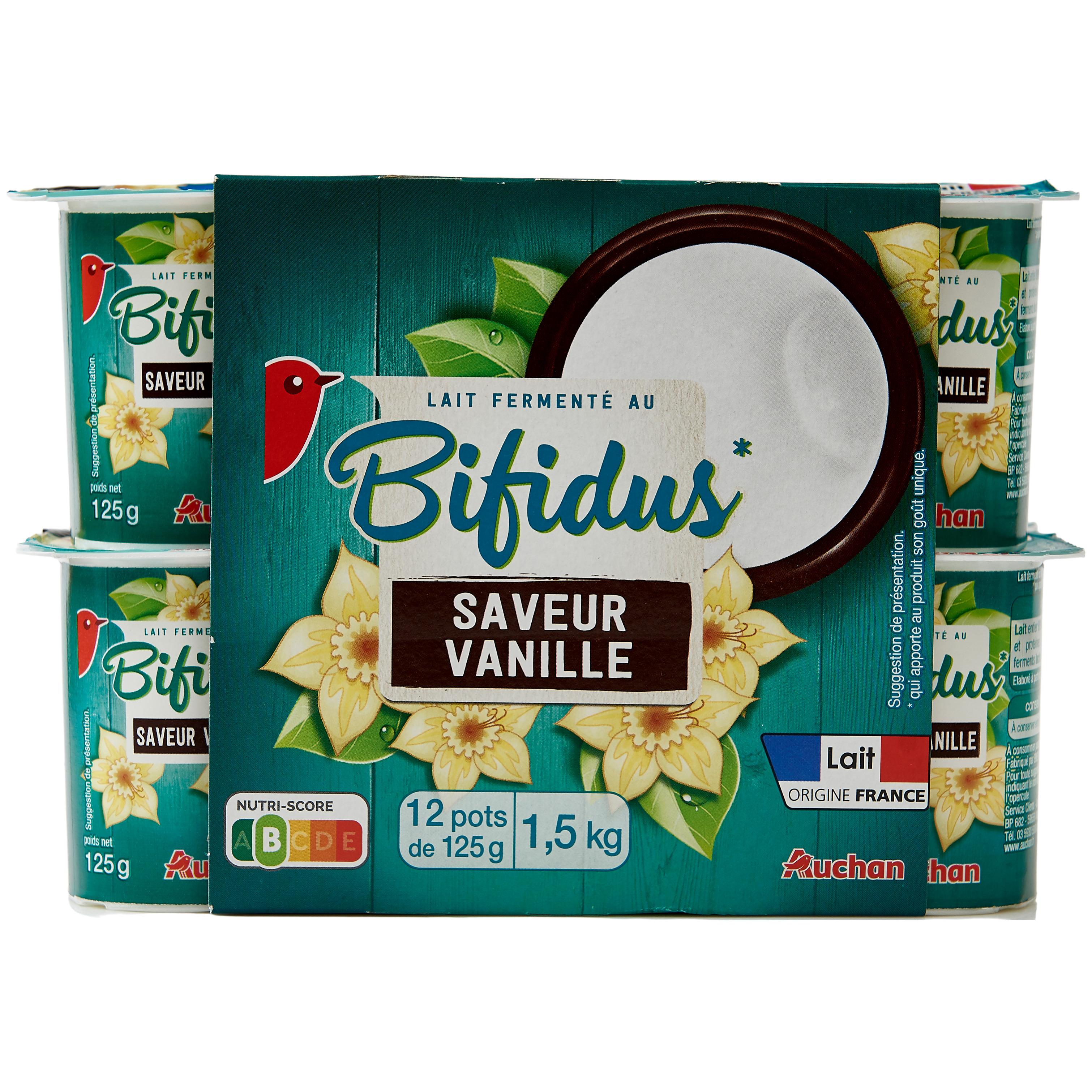 Activia Yaourt au Bifidus Saveur Vanille, 12 x 125g : : Epicerie