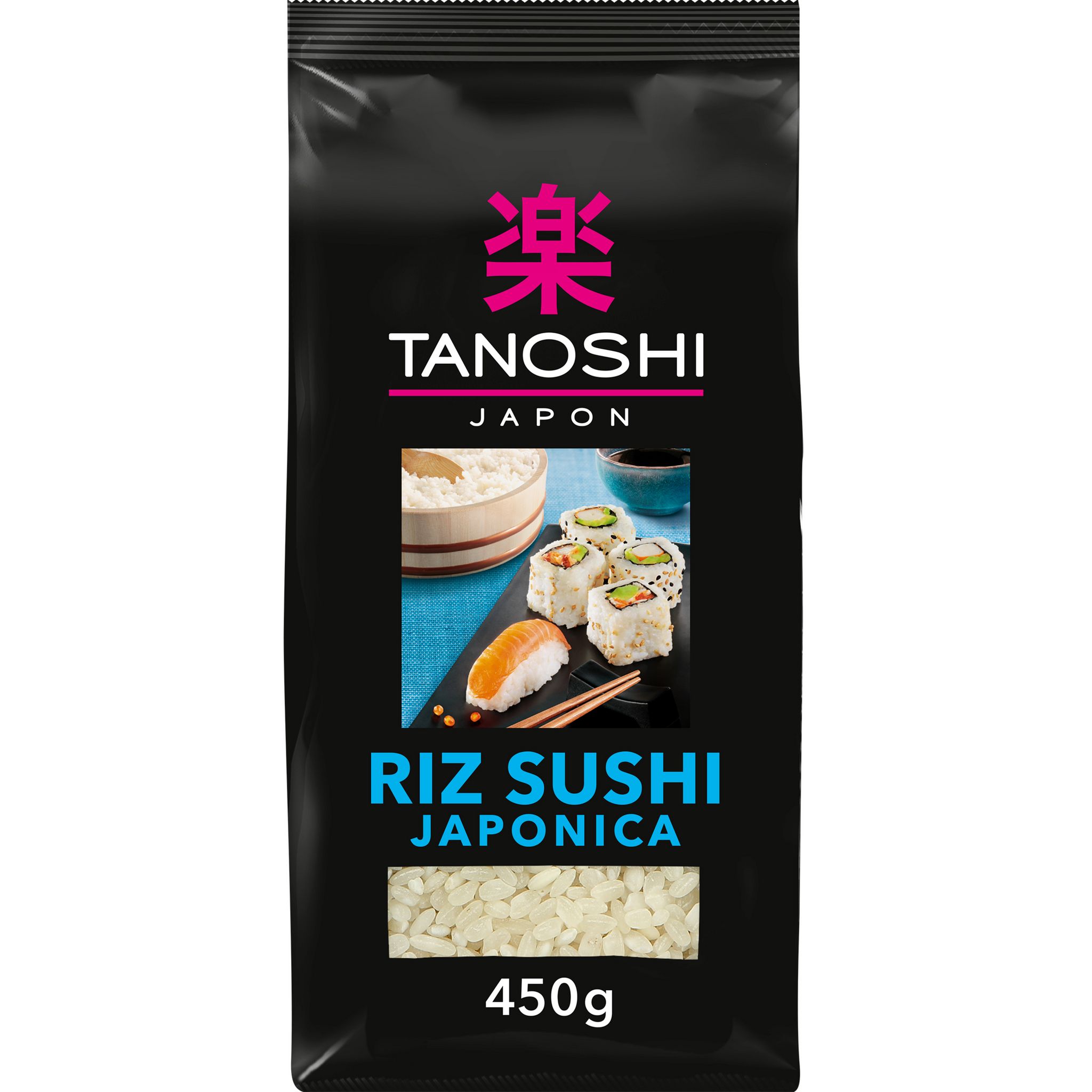 TANOSHI Riz pour sushi japonica sachet 450g pas cher 