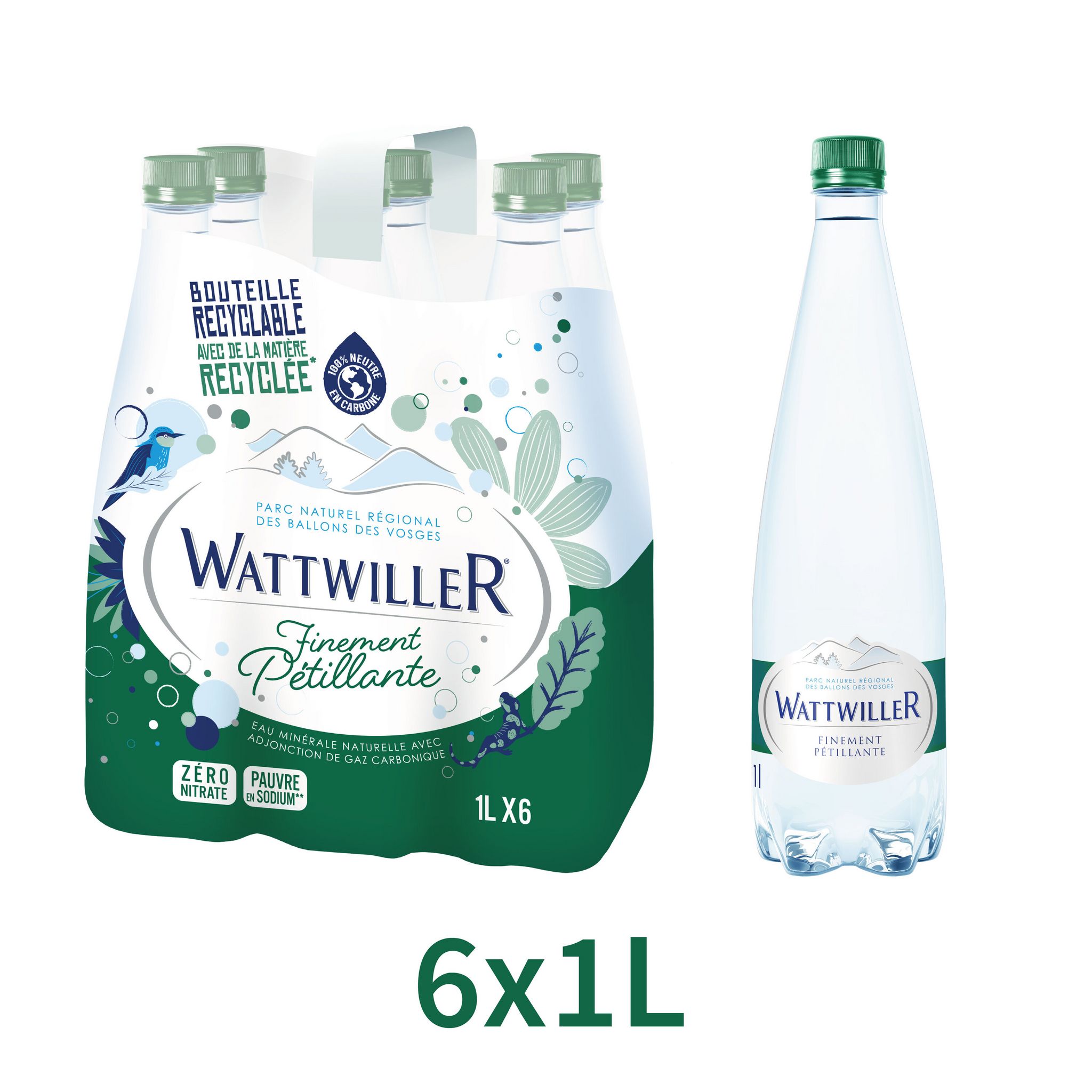 Livraison à domicile Promotion Wattwiller Eau minérale naturelle, 6x1.5L