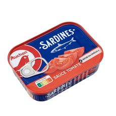 AUCHAN Sardines à la tomate 135g