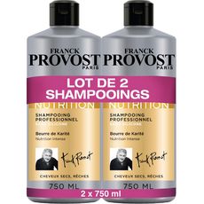 FRANCK PROVOST Expert Nutrition shampooing professionnel cheveux secs et rêches 2x750ml