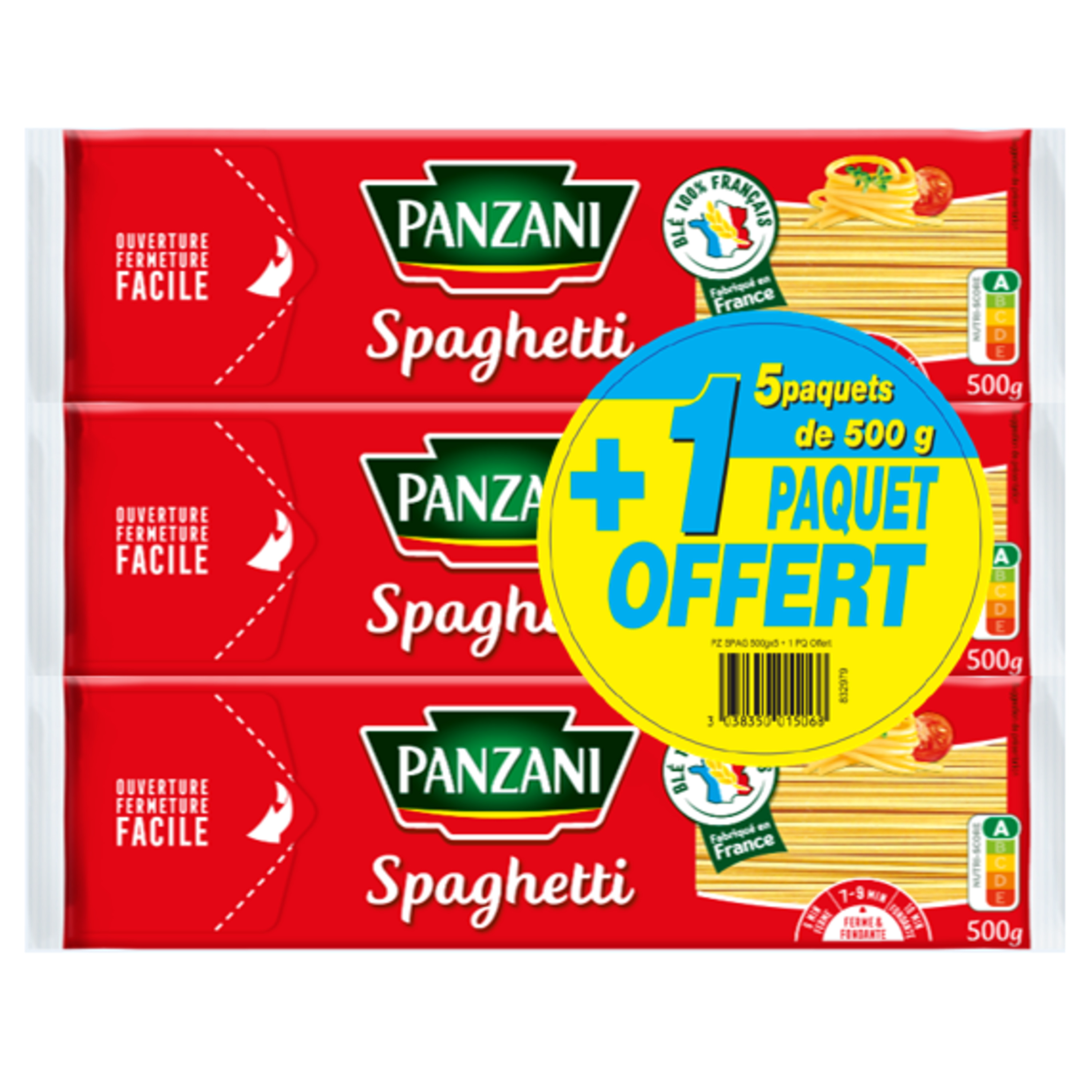 Pâtes spaghettis n°12 DE CECCO : le paquet de 500 g à Prix Carrefour