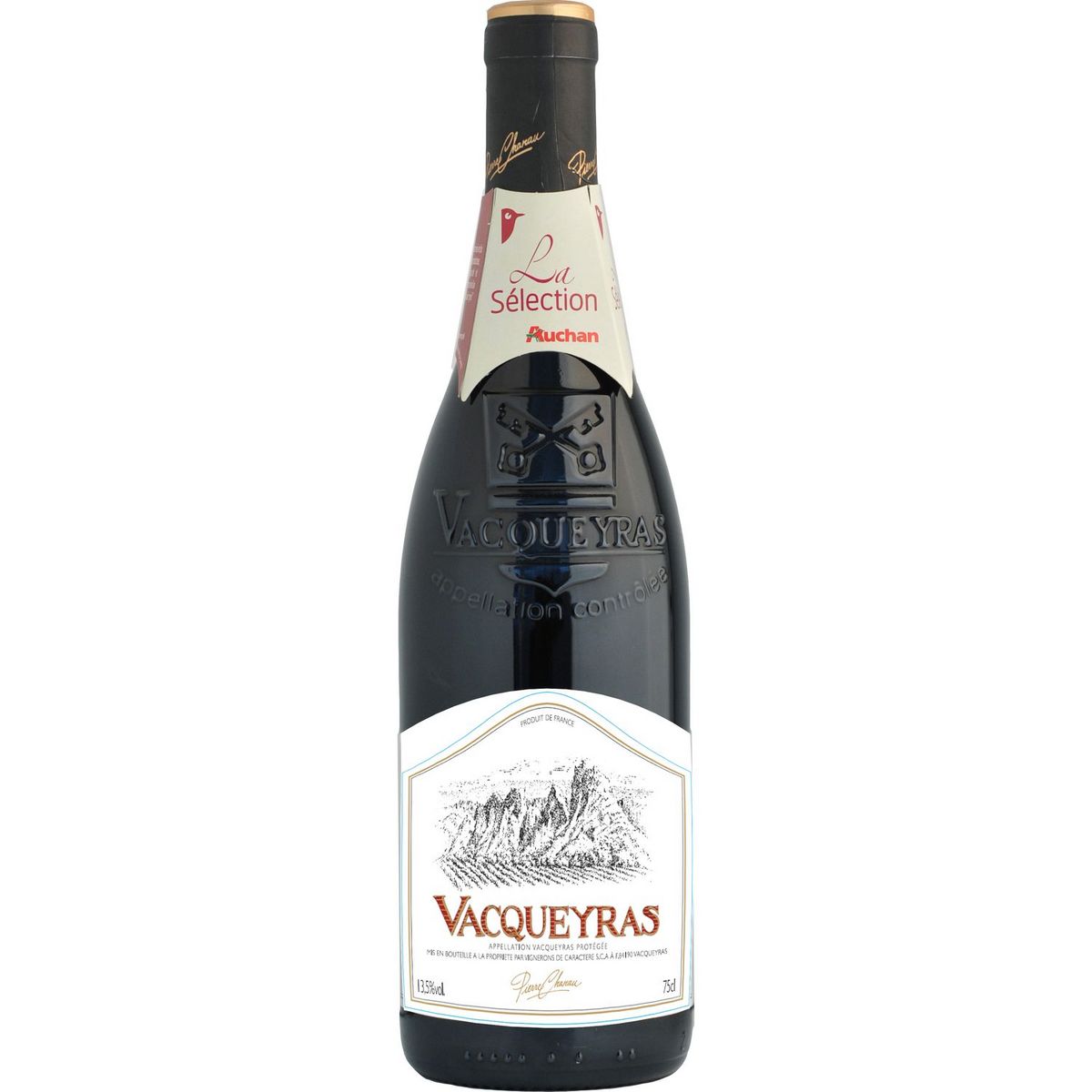 PIERRE CHANAU Vin rouge AOP Vacqueyras 75cl