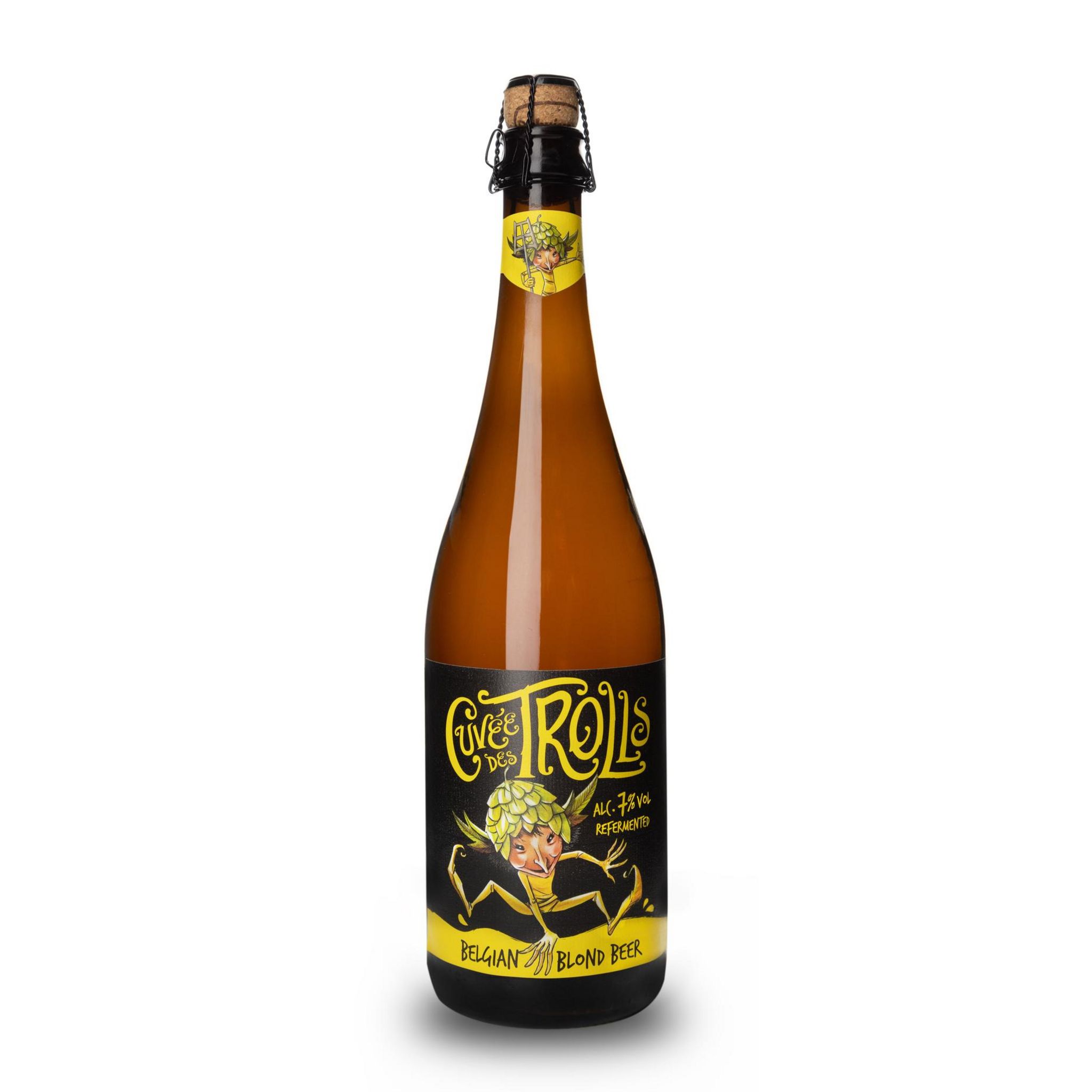 Mini fût Cuvée des Trolls 5 Litres - Bière belge blonde - Brasserie  Dubuisson