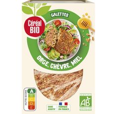 CÉRÉAL BIO Galettes céréales fromage de brebis tomates confites 2 pièces  200g pas cher 