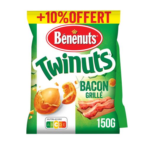 Bénénuts Twinuts Goût Salé 150g (lot de 3)