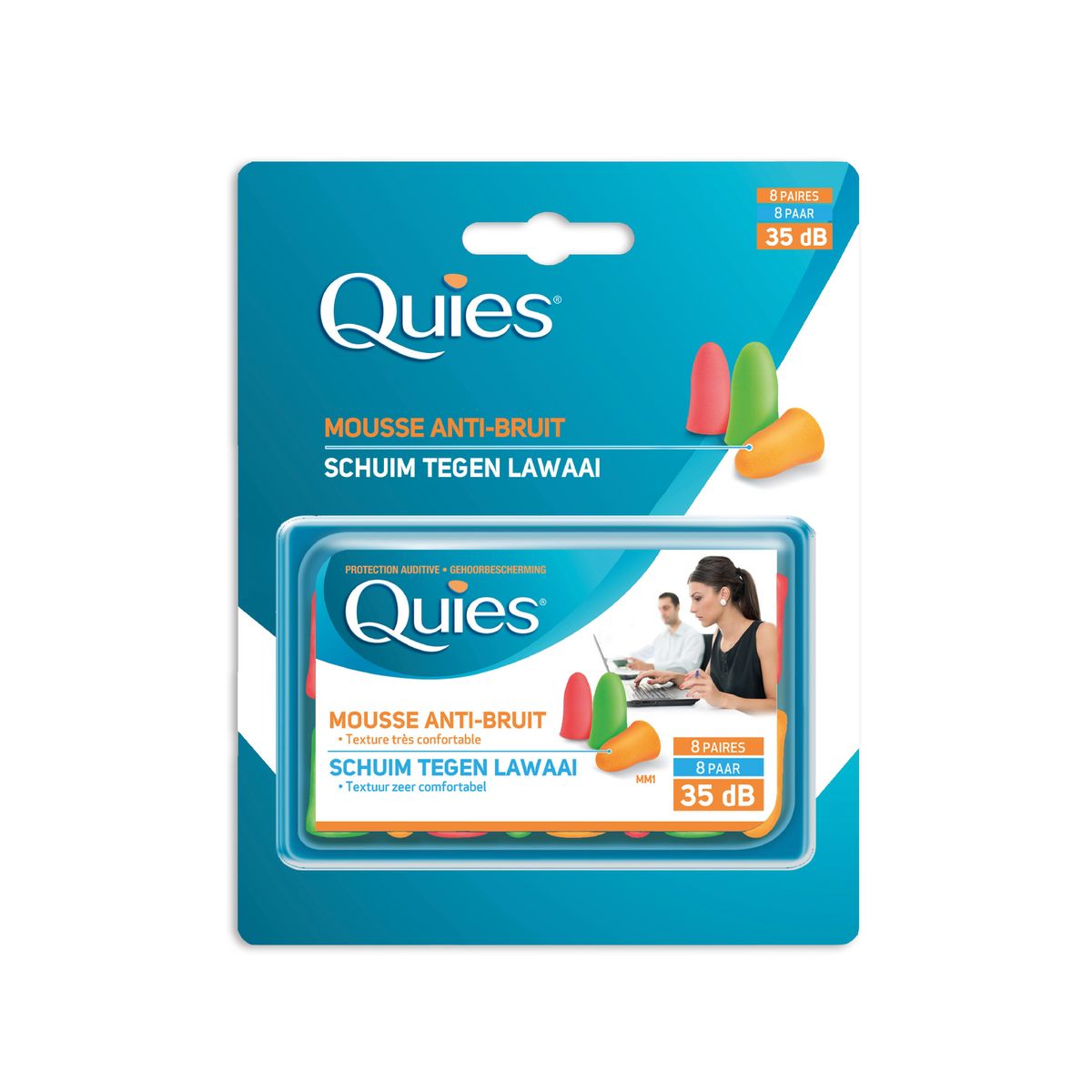 Boules Quies Silicone 3 Paires - Quies