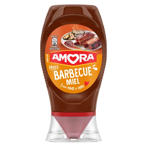 AMORA Amora moutarde douce & miel 260g pas cher 