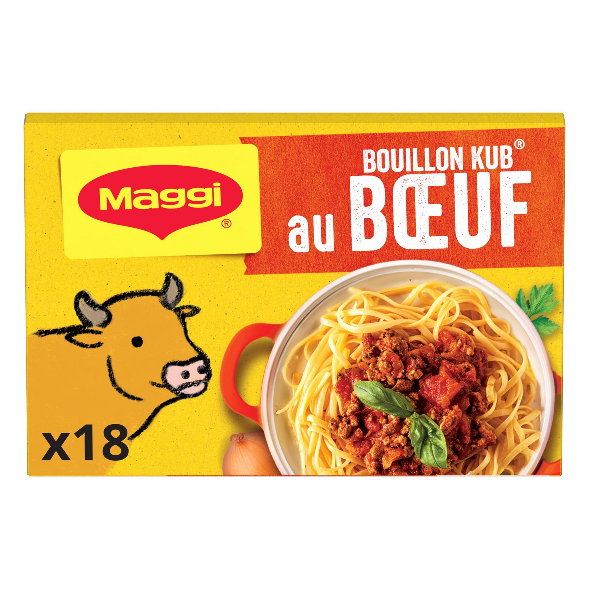 Bouillon Kub de boeuf, Maggi (x 8, 80 g)