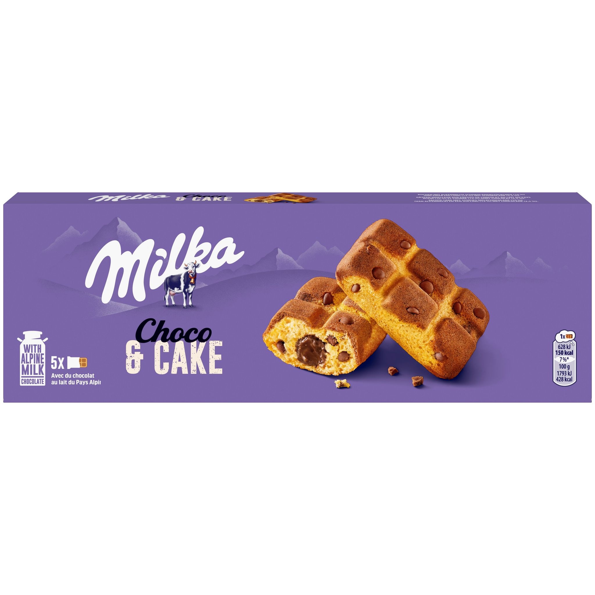 Gâteaux fourrés au chocolat Choc & Choc MILKA : Le paquet de 7 sachets -  175 g à Prix Carrefour