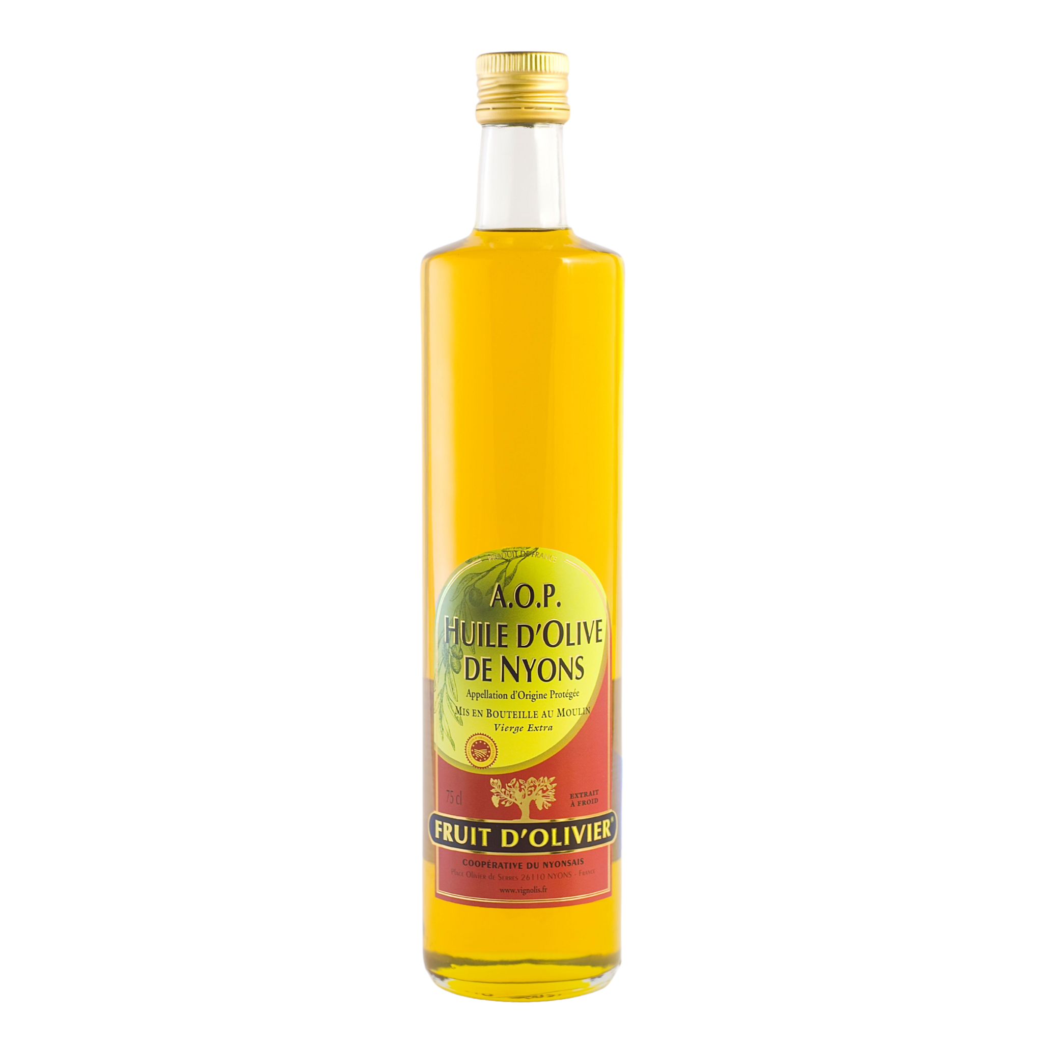 NYONSOLIVE Huile d'olive vierge extra de Nyons AOP extraite à froid 75cl  pas cher 
