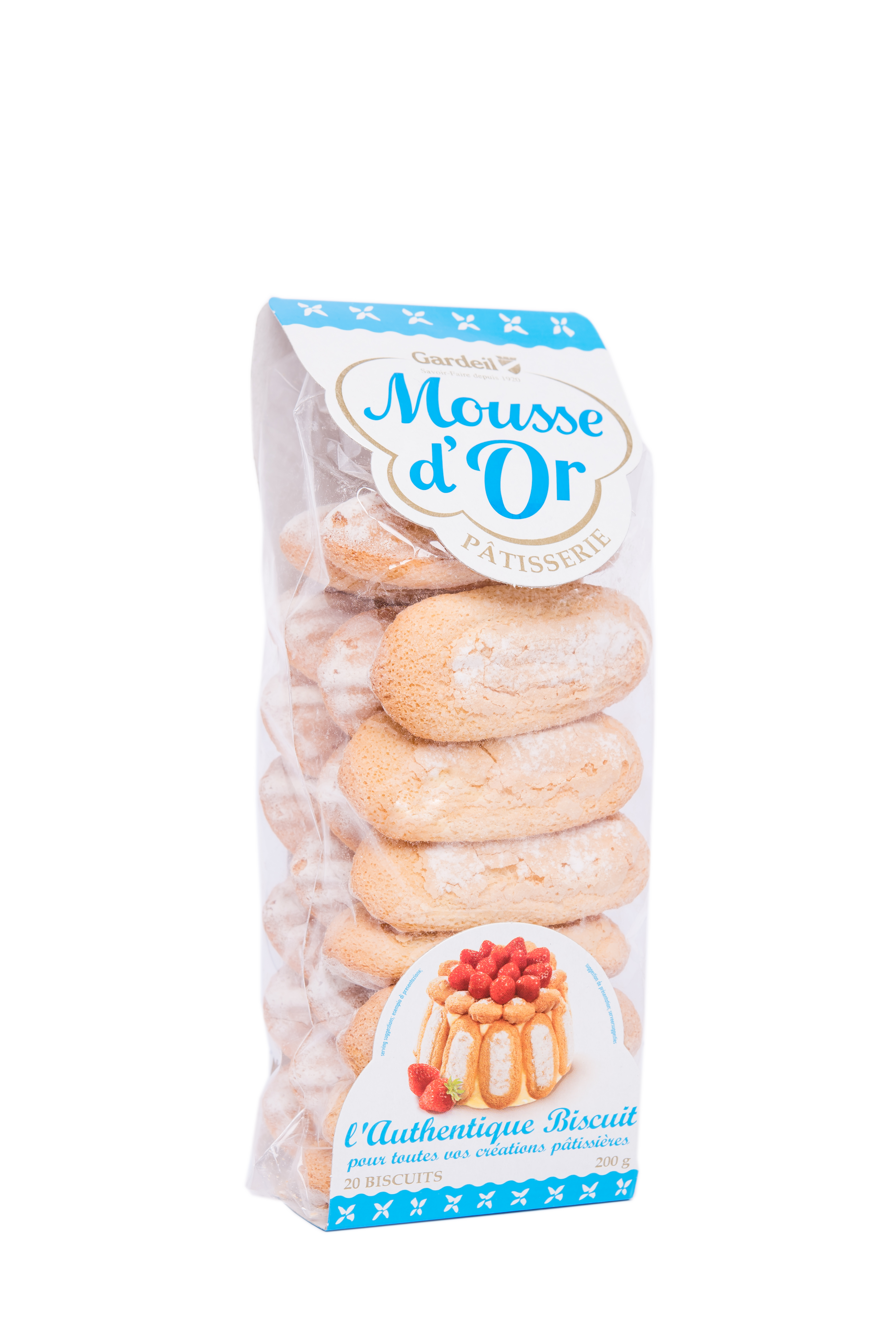 MOUSSE D'OR Biscuits cuillère sachet 20 biscuits 200g pas cher 