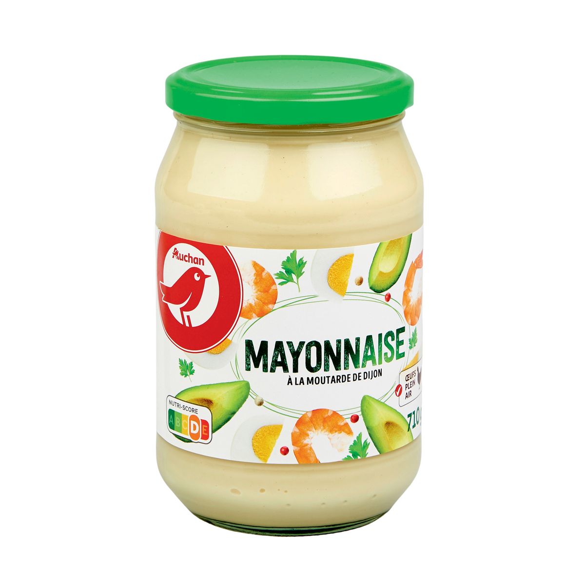 AUCHAN Mayonnaise en bocal 710g