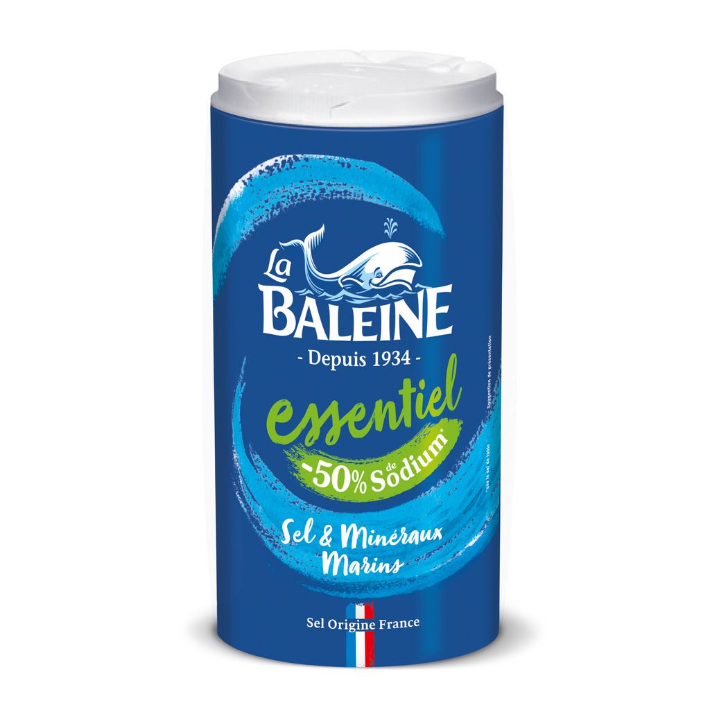 Sel fin essentiel 50% de sodium en moins LA BALEINE