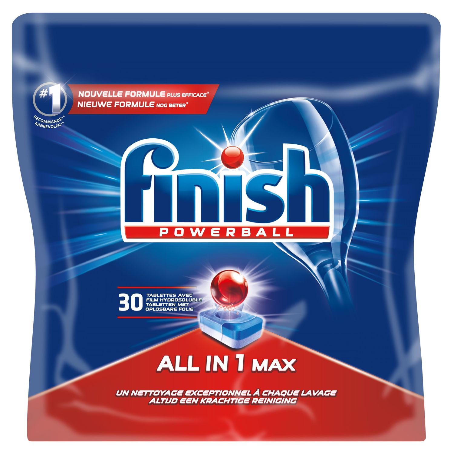 Finish Tablettes pour lave-vaisselle Powerball All in 1 Regular 7 x