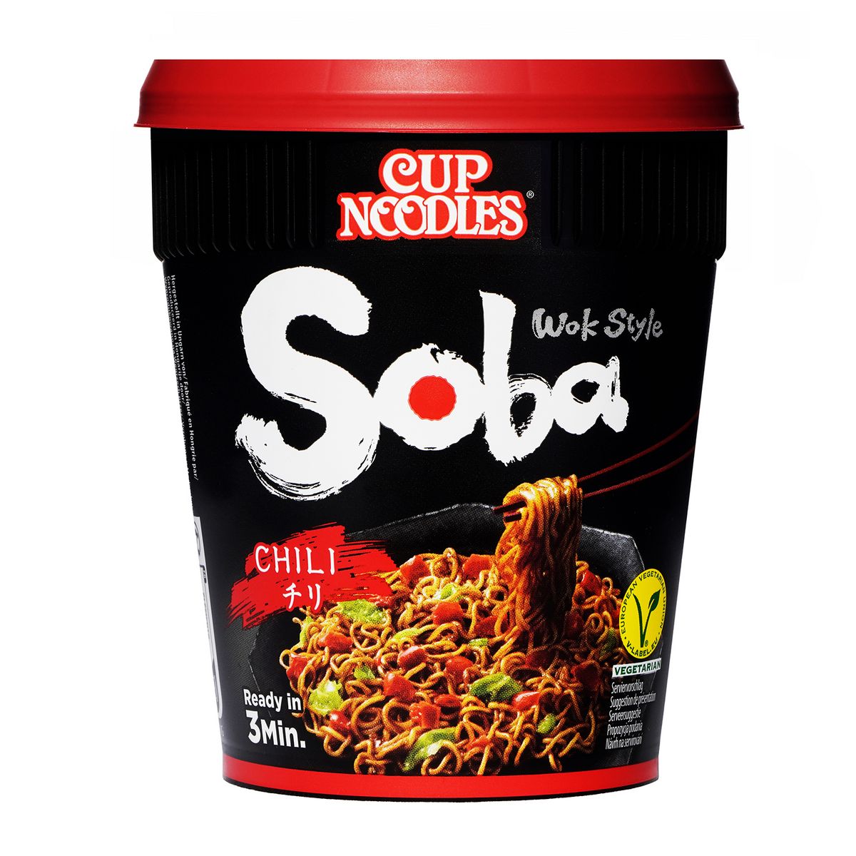 NISSIN Cup nouilles soba chili 1 personne 92g
