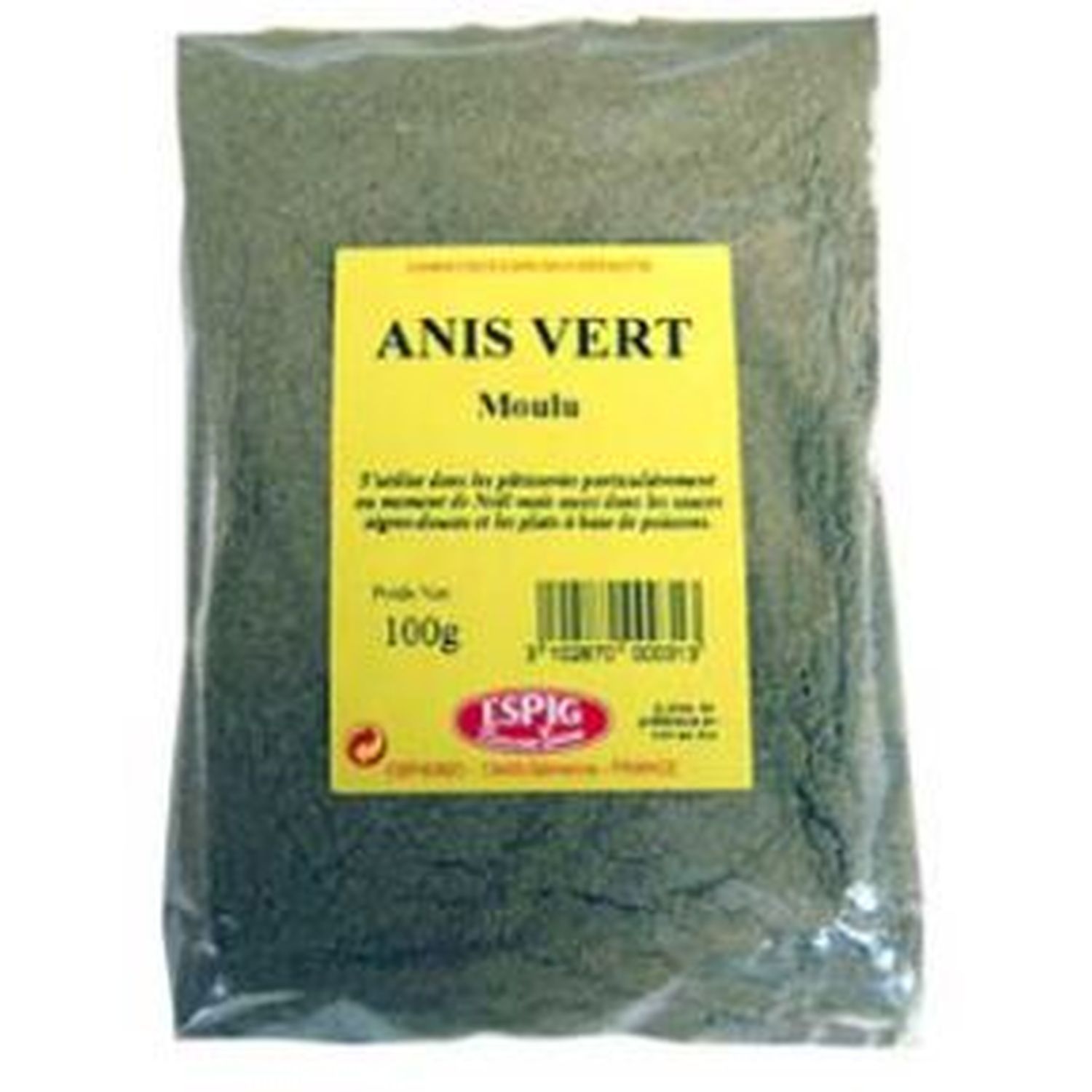 ANIS VERT ENTIER ESPIG SACHET 1KG ESPIG AVK 