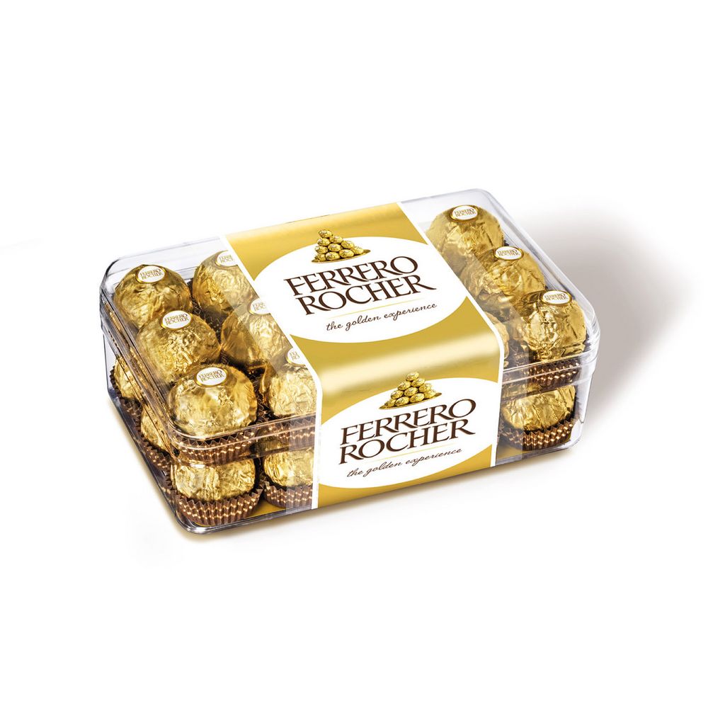 FERRERO ROCHER Fines gaufrettes chocolat lait et noisettes 42 pièces 525g  pas cher 