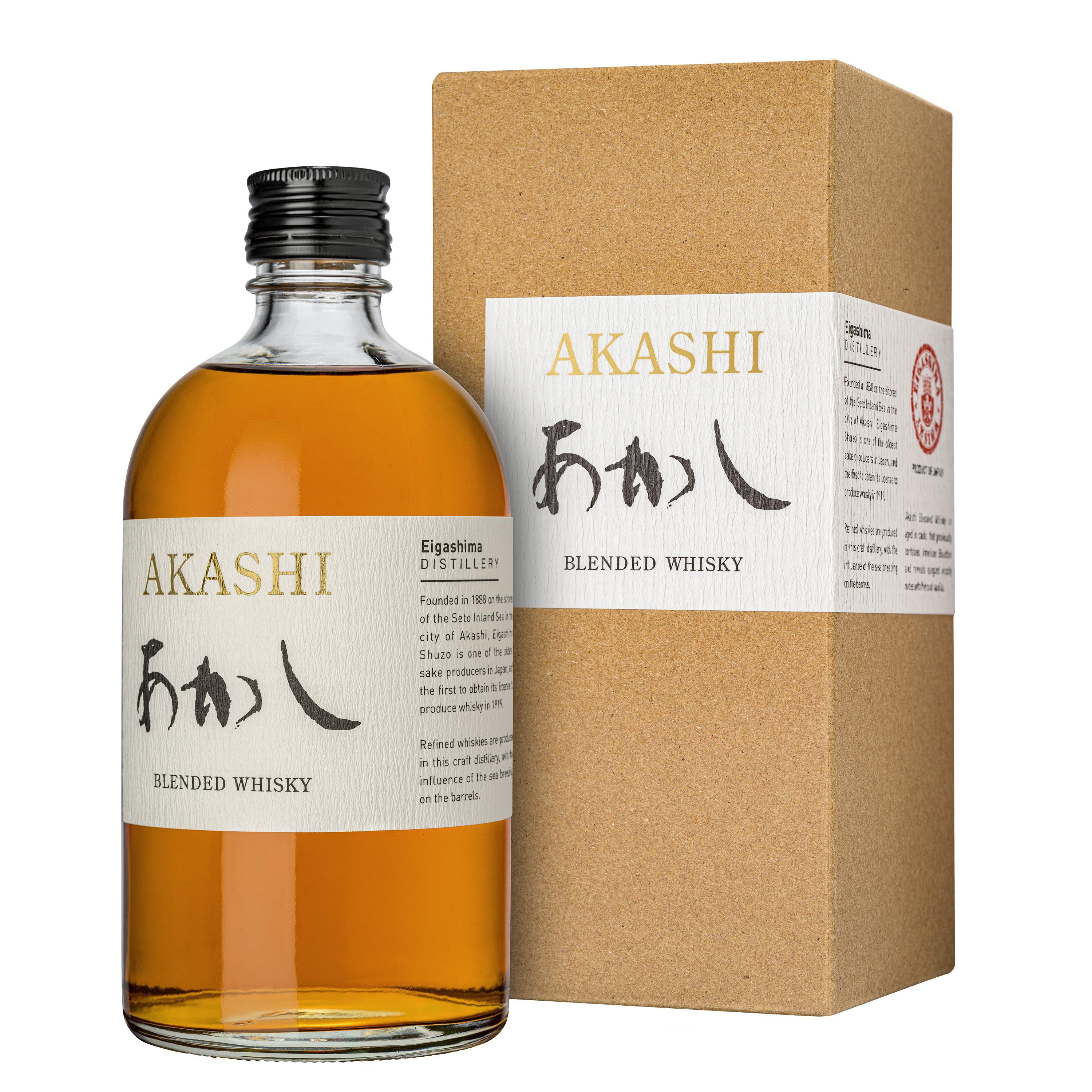 Coffret whisky japonais Akashi Meisei 50 cl 