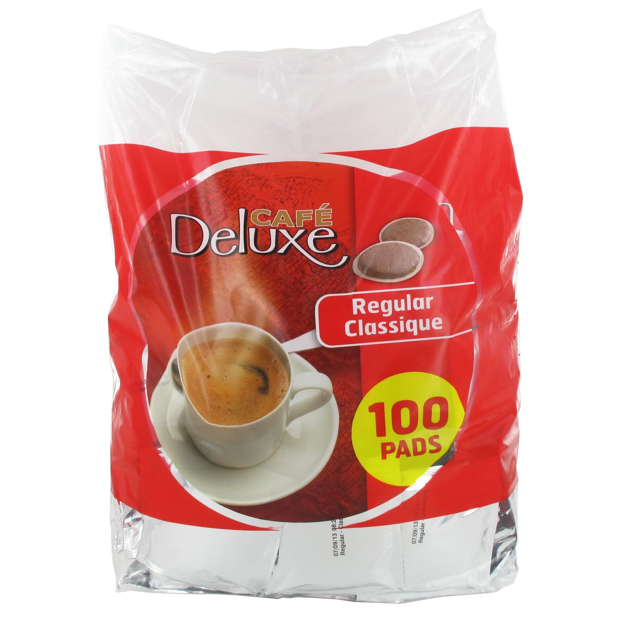 DELUXE Café classique en dosette souple 100 dosettes 70g pas cher