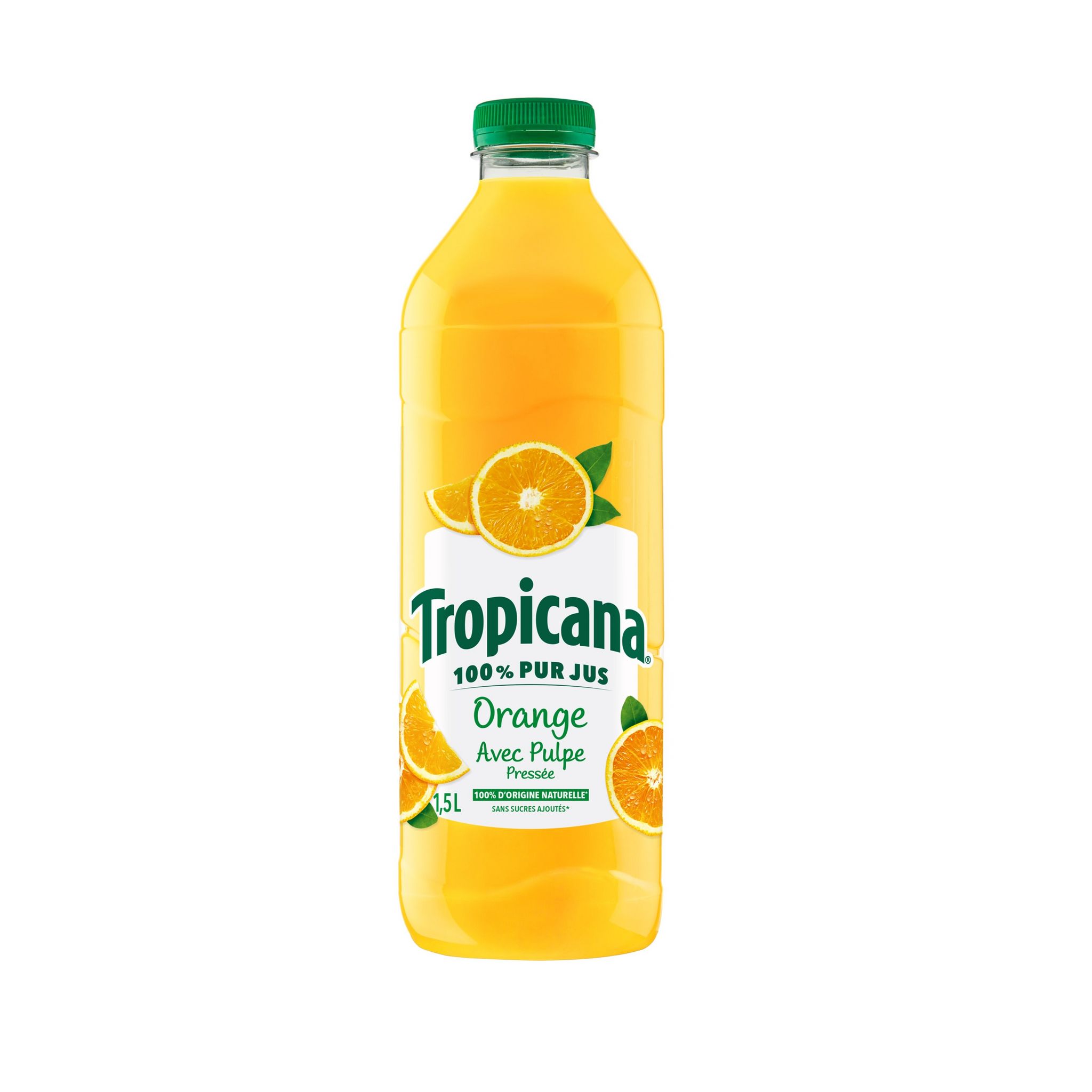 Acheter Tropicana Pur jus d'orange sans pulpe (bouteille verre), 1L