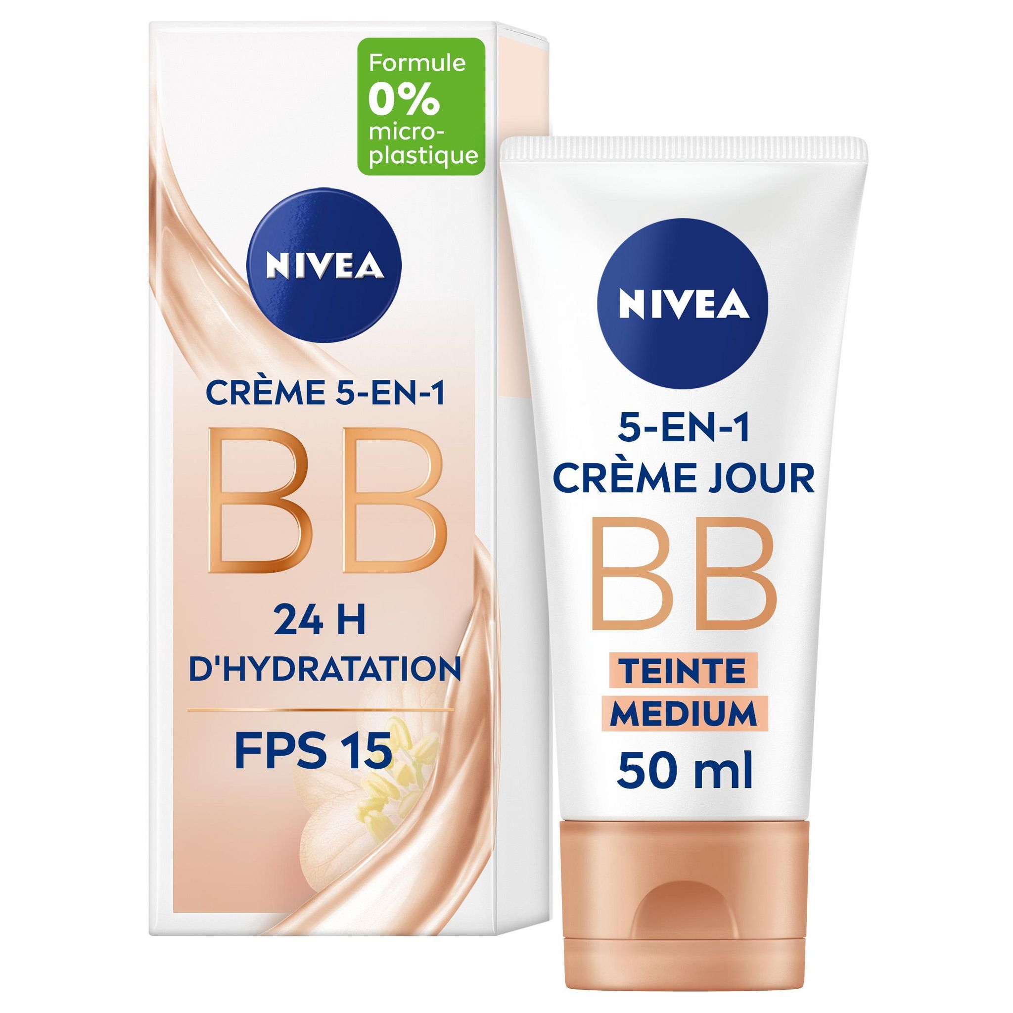 NIVEA Soin de Jour 24h Hydratant Fraîcheur Magnolia - 50 ml sur