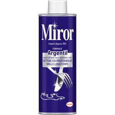 MIROR Argentil nettoyant pour métaux blancs 250ml
