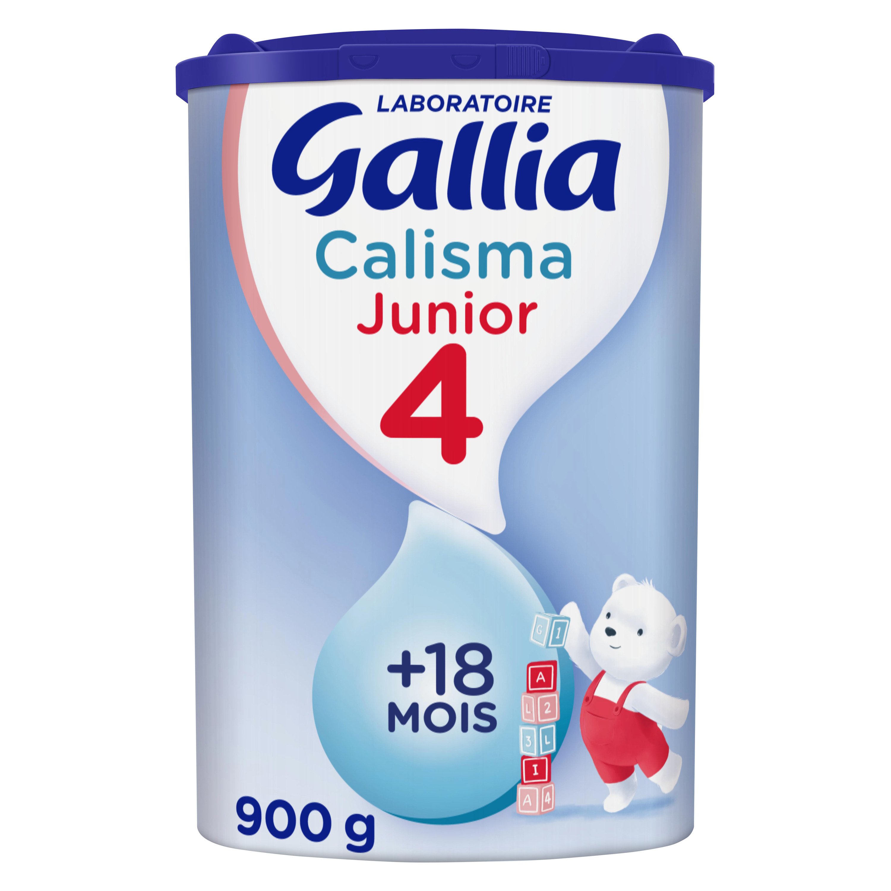 GALLIA Junior 4 lait junior en poudre dès 18 mois 900g pas cher