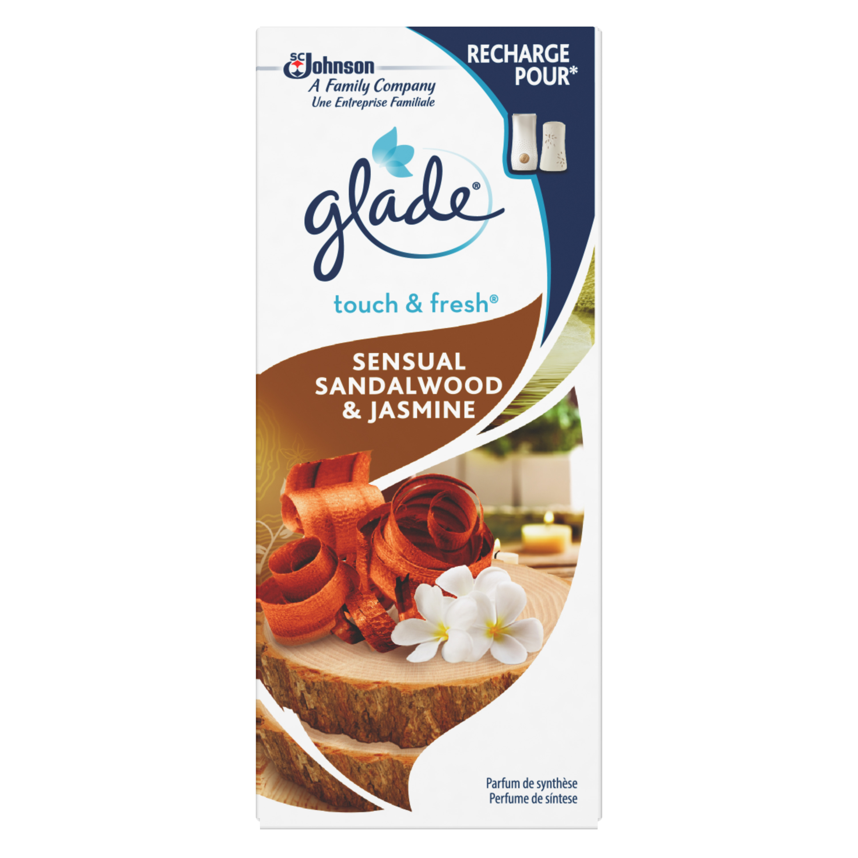 Glade Diffuseur de parfum électrique santal et jasmin