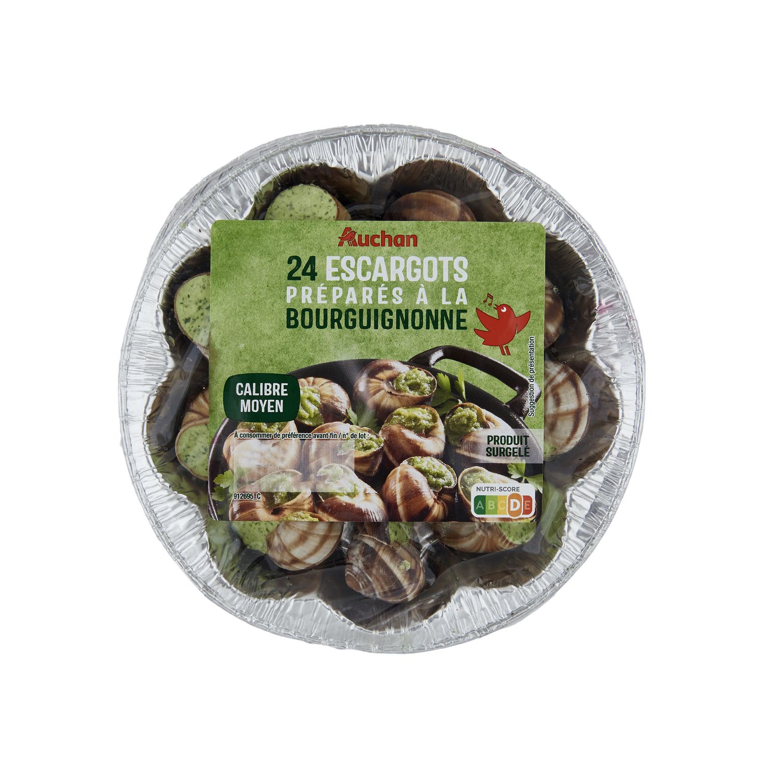 AUCHAN : Escargots préparés à la bourguignonne - chronodrive