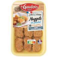 LE GAULOIS Nuggets de poulet 10 pièces 200g