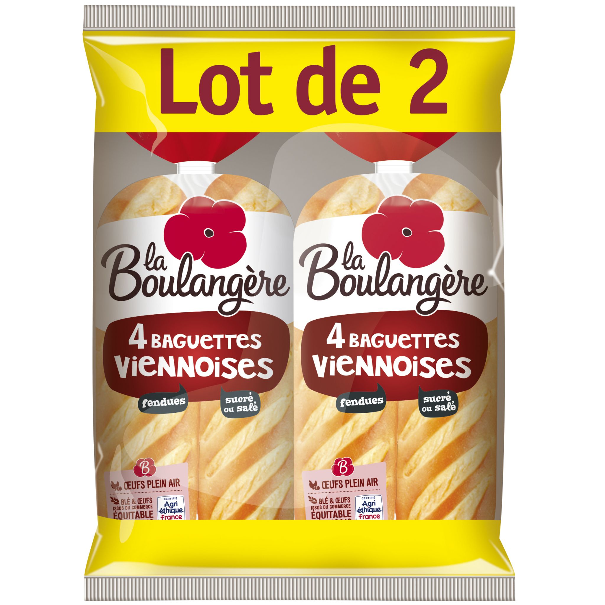 Baguettes : le lot de 5 à Prix Carrefour