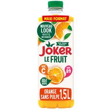 JOKER Jus d'orange Le Fruit sans pulpe 1,5l