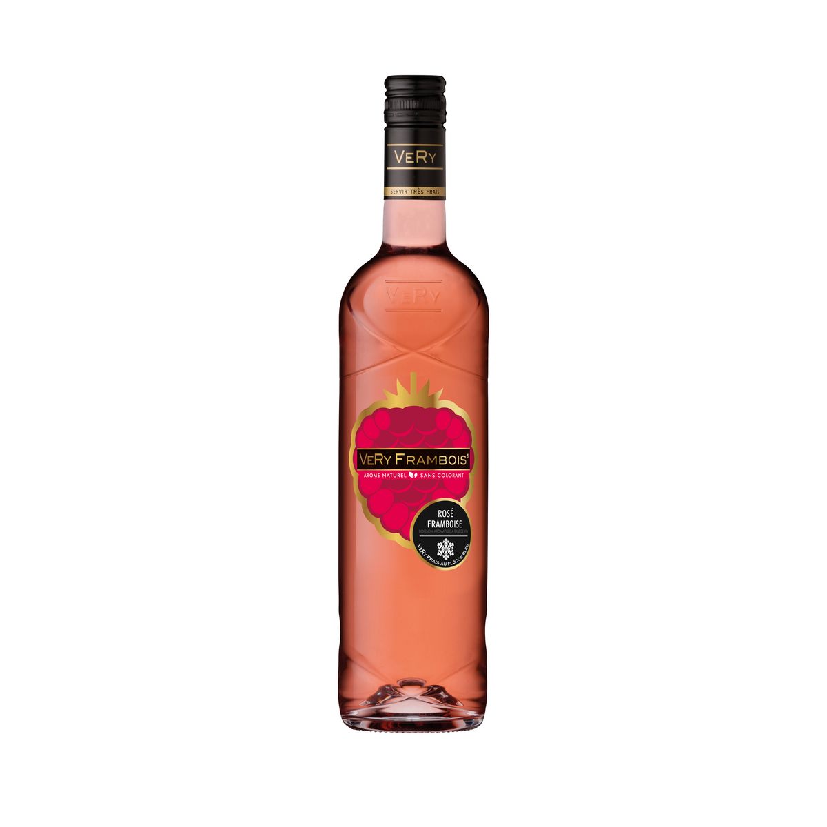 VERY Boisson à base de vin et d'arômes framboise rosé 75cl