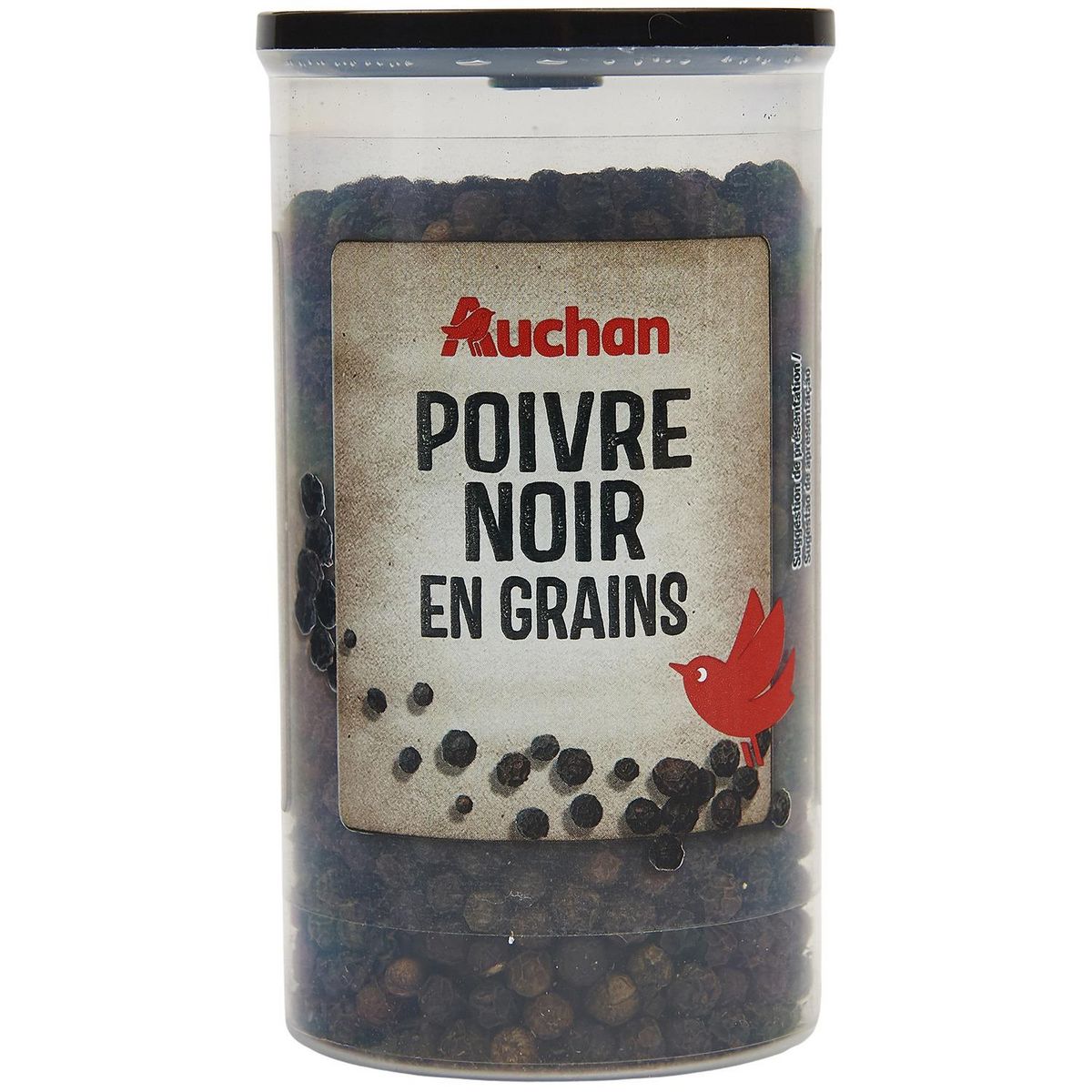 Auchan - Poivre noir moulu 50g