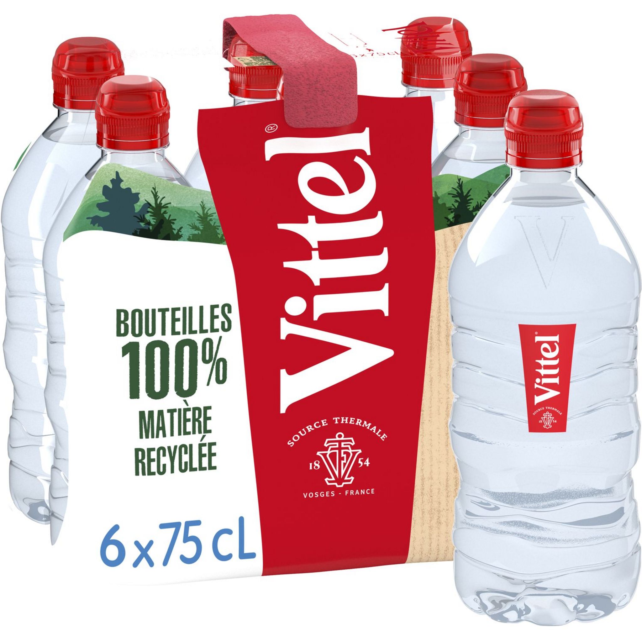 VITTEL Bouteille plastique deau 05 litre minérale plate