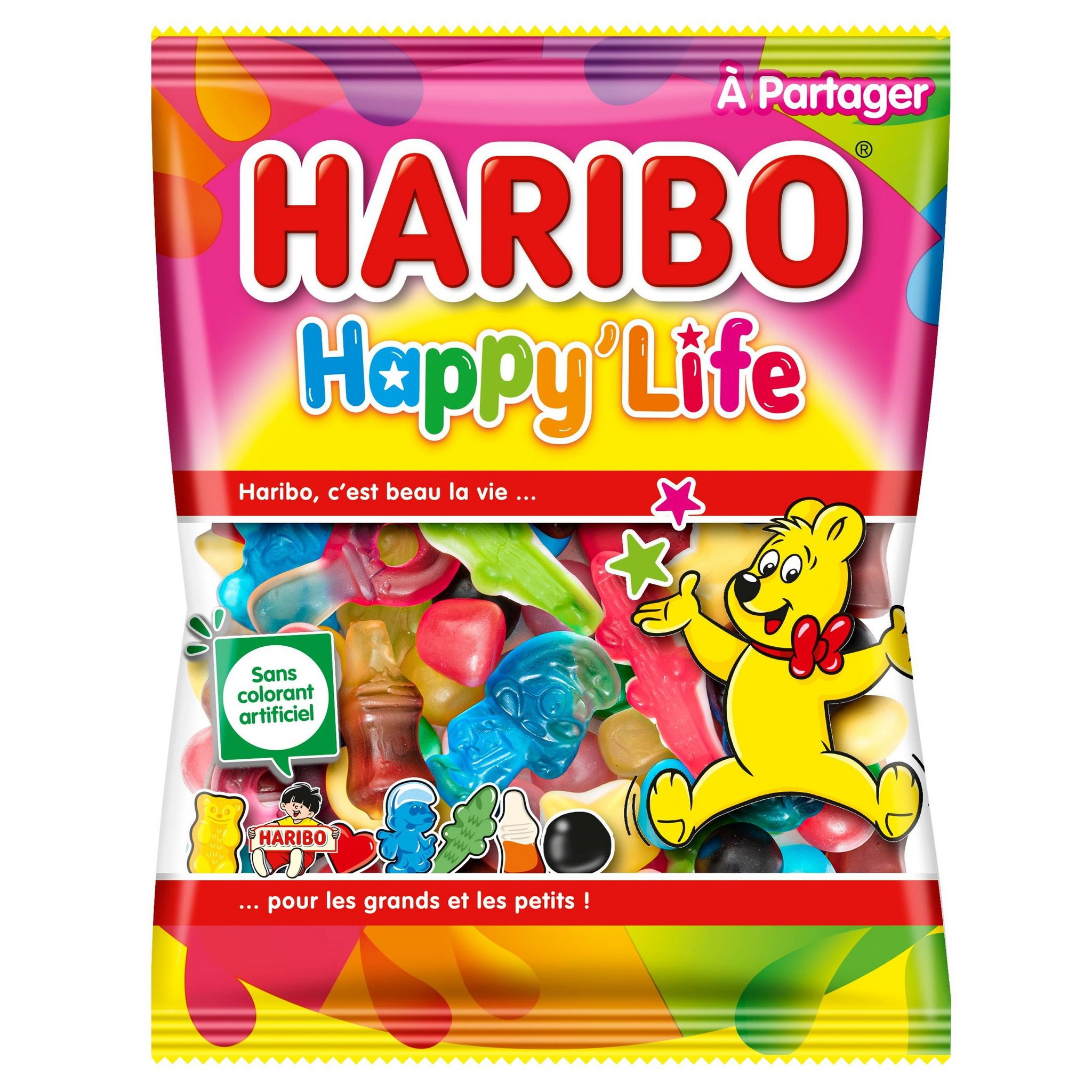 HARIBO Bonbons gélifiés Schtroumpfs 300g pas cher 