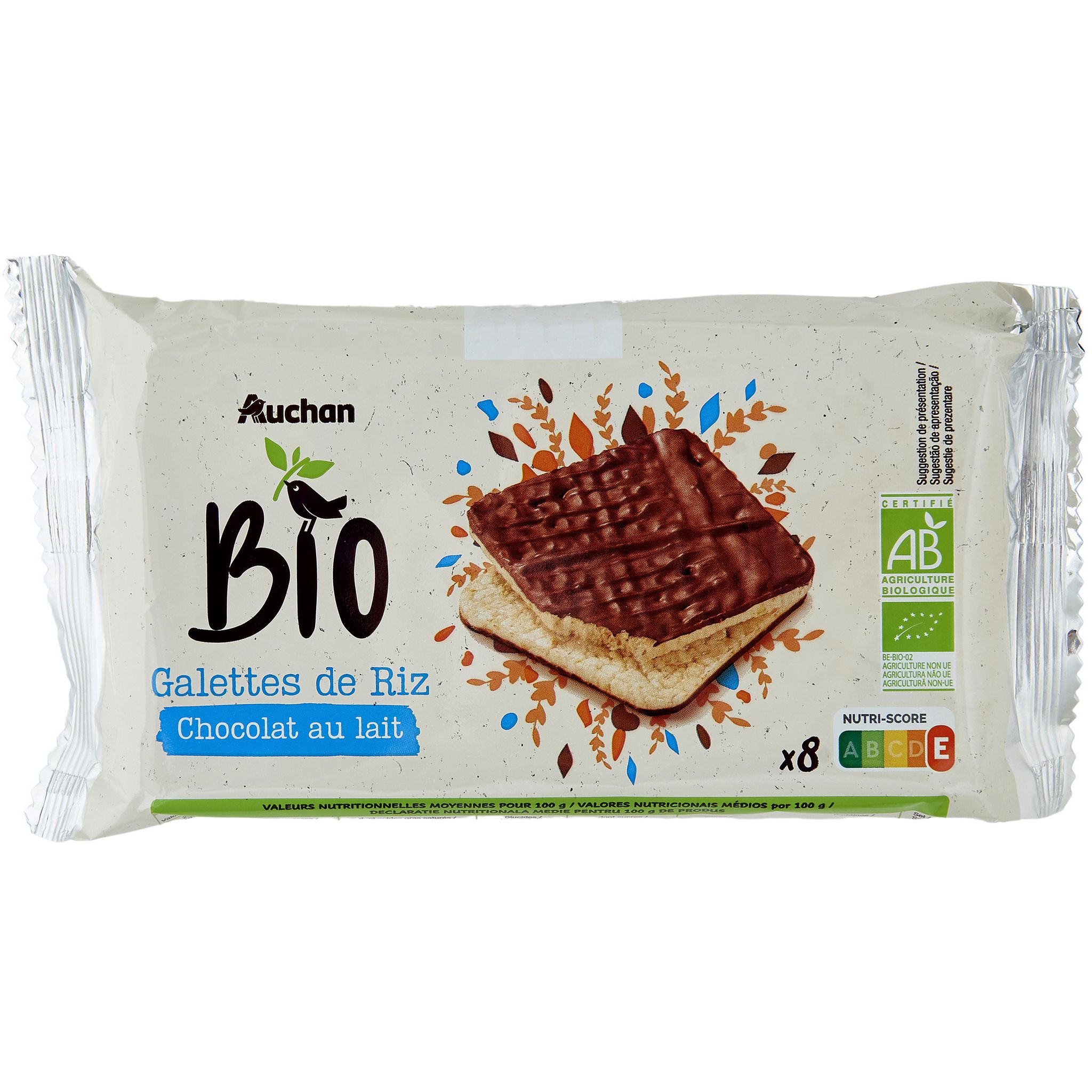 Galettes de riz au chocolat noir bio