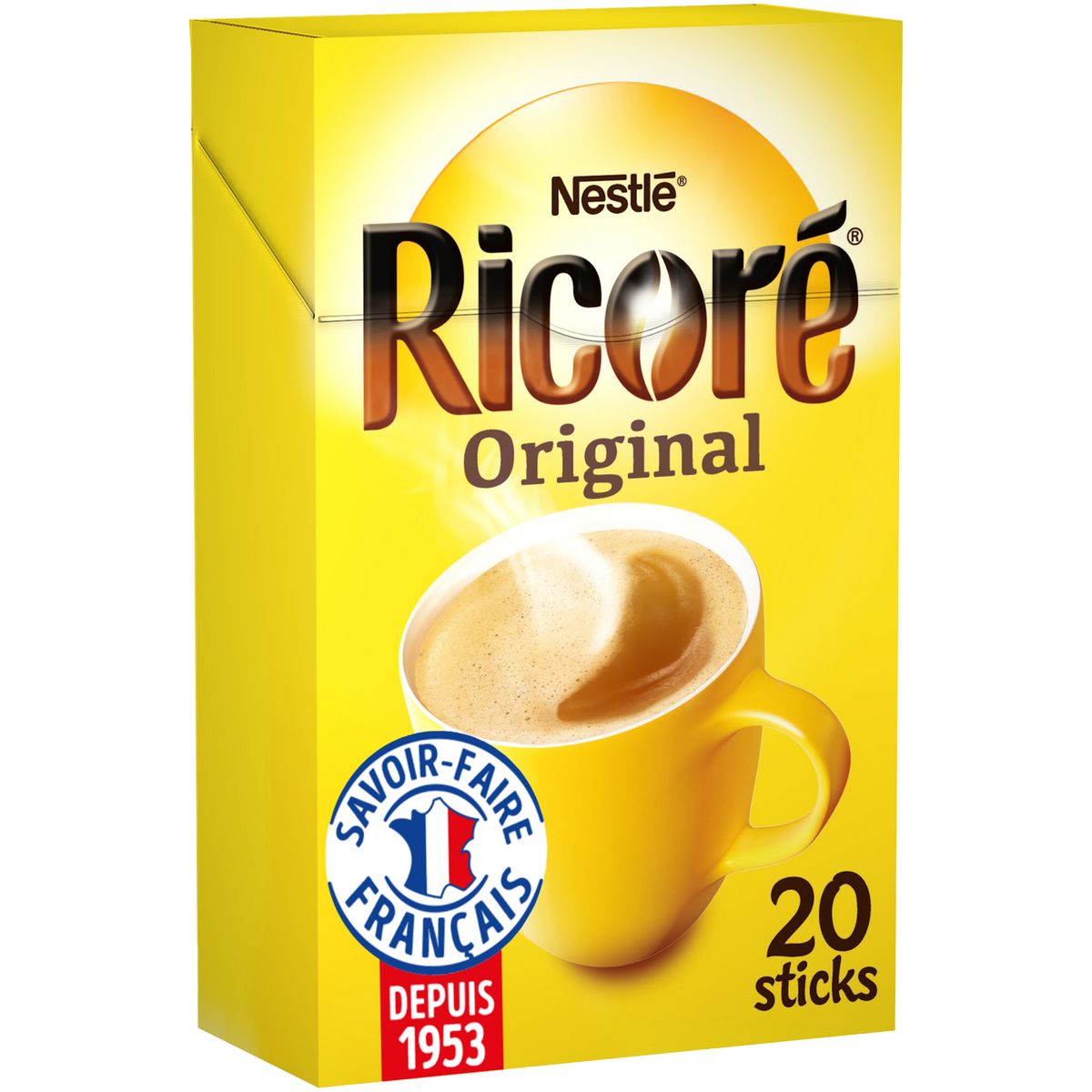 RICORE Café à la chicorée en stick 20 sticks 60g pas cher 