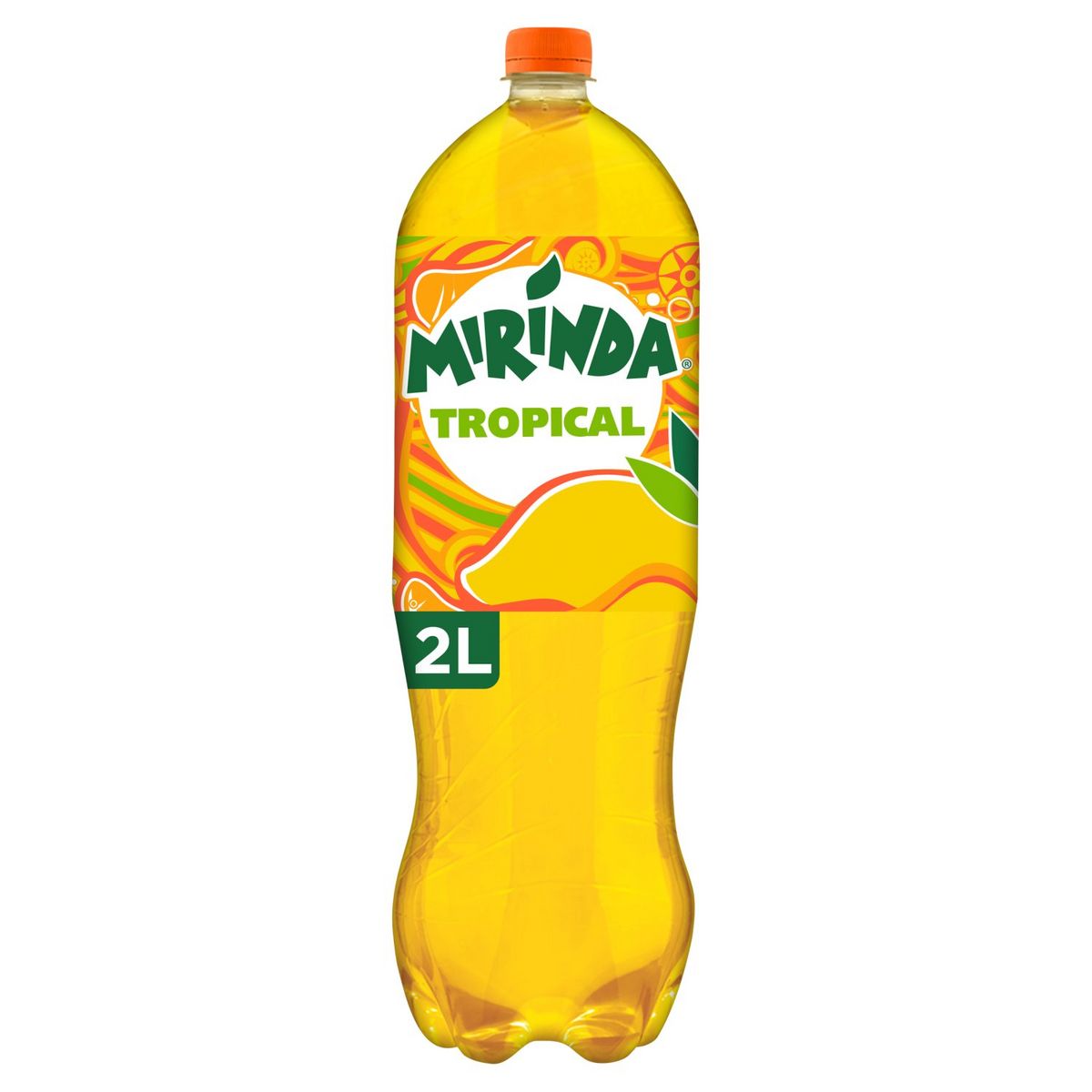 MIRINDA Boisson gazeuse aromatisée tropical mangue tangerine 2l
