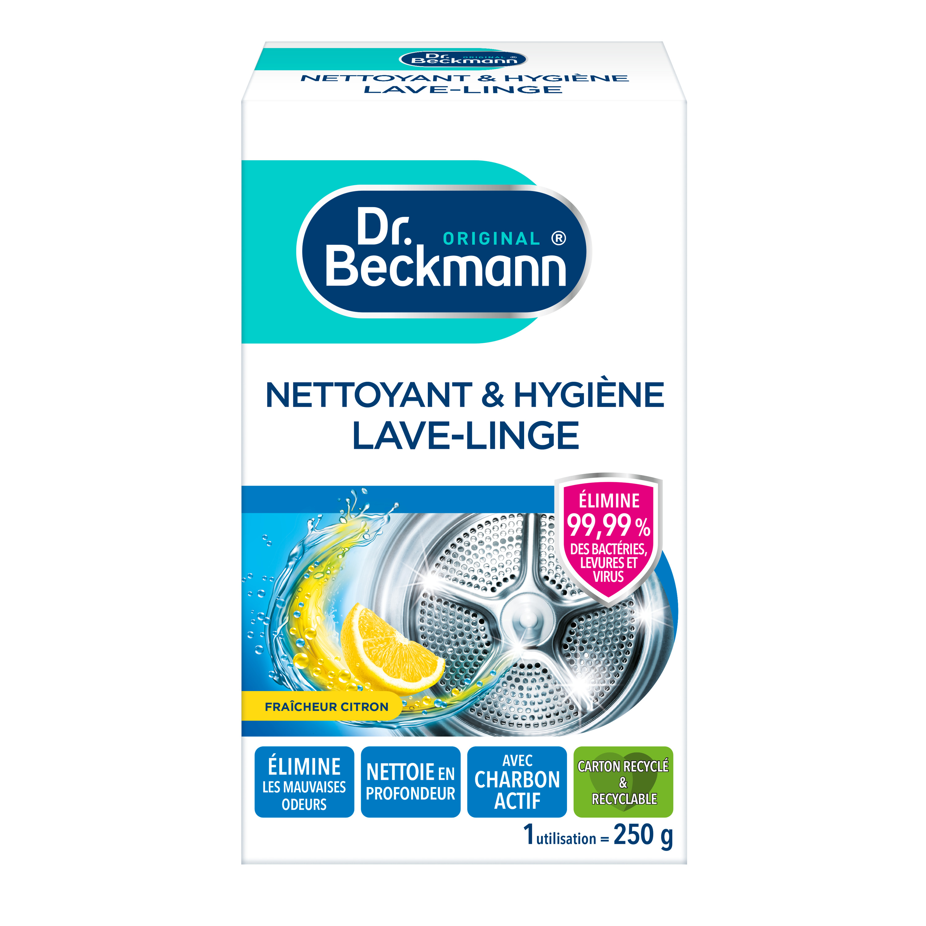 DR BECKMANN - Nettoyant et soin pour lave-linge - 250 mL