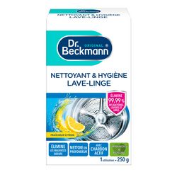 DR BECKMANN Nettoyant & hygiène lave-linge tous types de machines 1 lavage  250g pas cher 