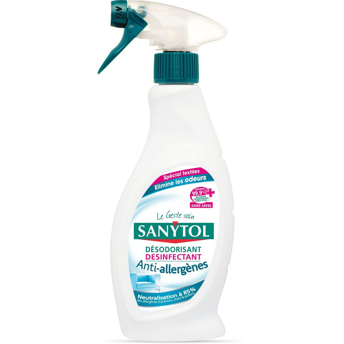 SANYTOL Sanytol désinfectant anti allergènes 2x500ml +1offert pas cher 