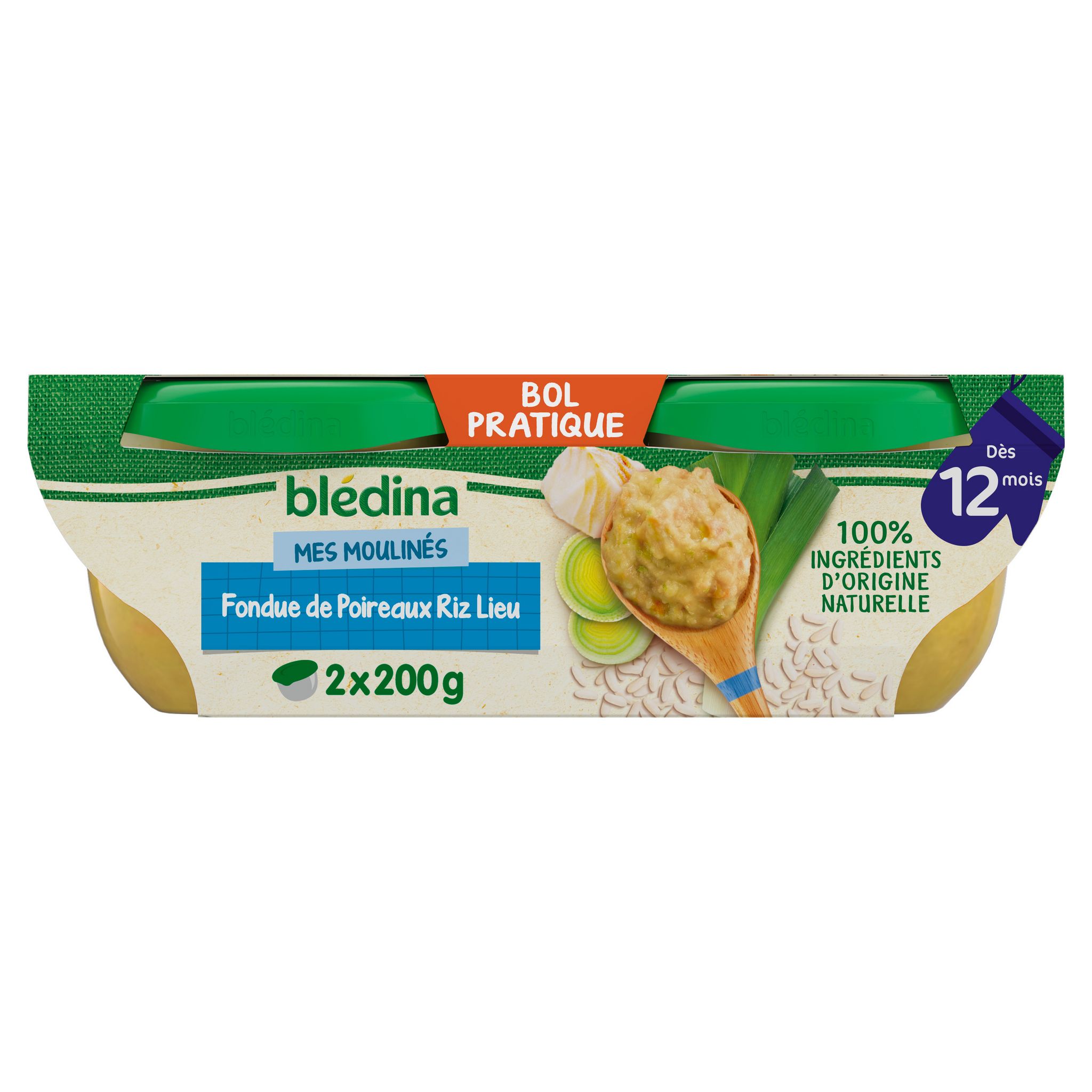 Bledina Repas bébé dès 12 mois légumes du potager et pommes de